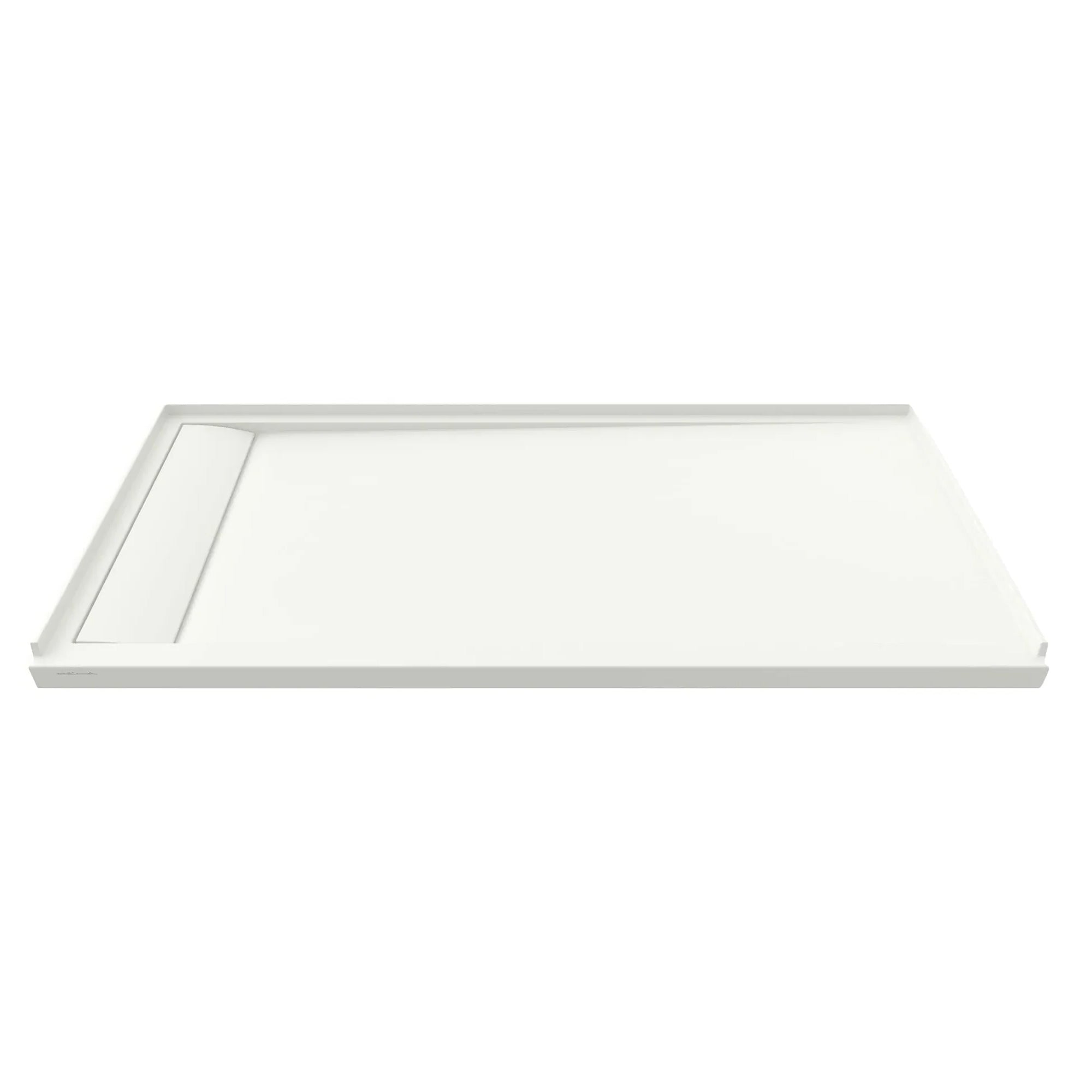 60 x 30-Inch Single Threshold Shower Base With Left-Hand Outlet | Alternative Image 01 | size:60 x 30 | drain location:Left