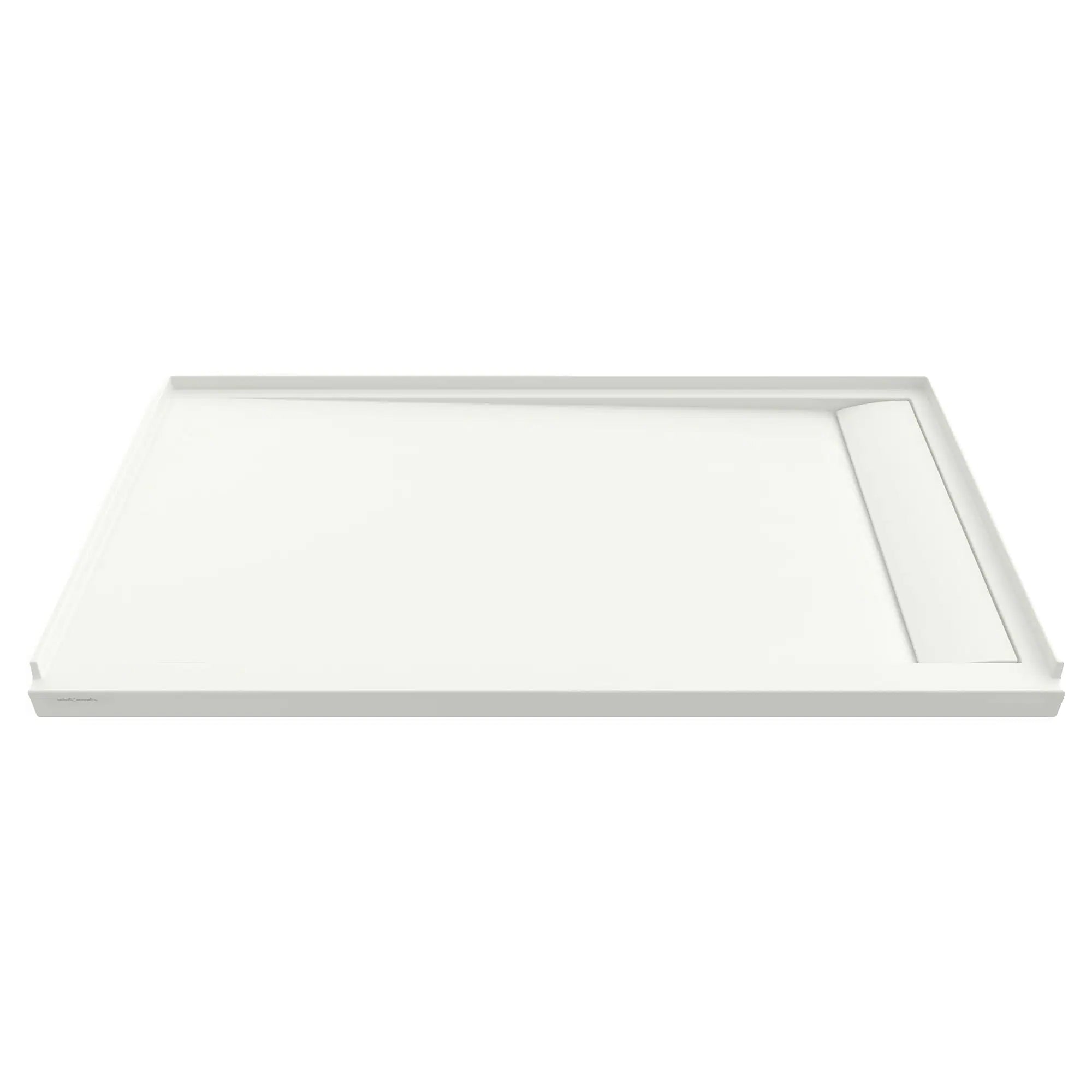 60 x 36-Inch Single Threshold Shower Base With Right-Hand Outlet | Alternative Image 02 | size:60 x 36 | drain location:Right