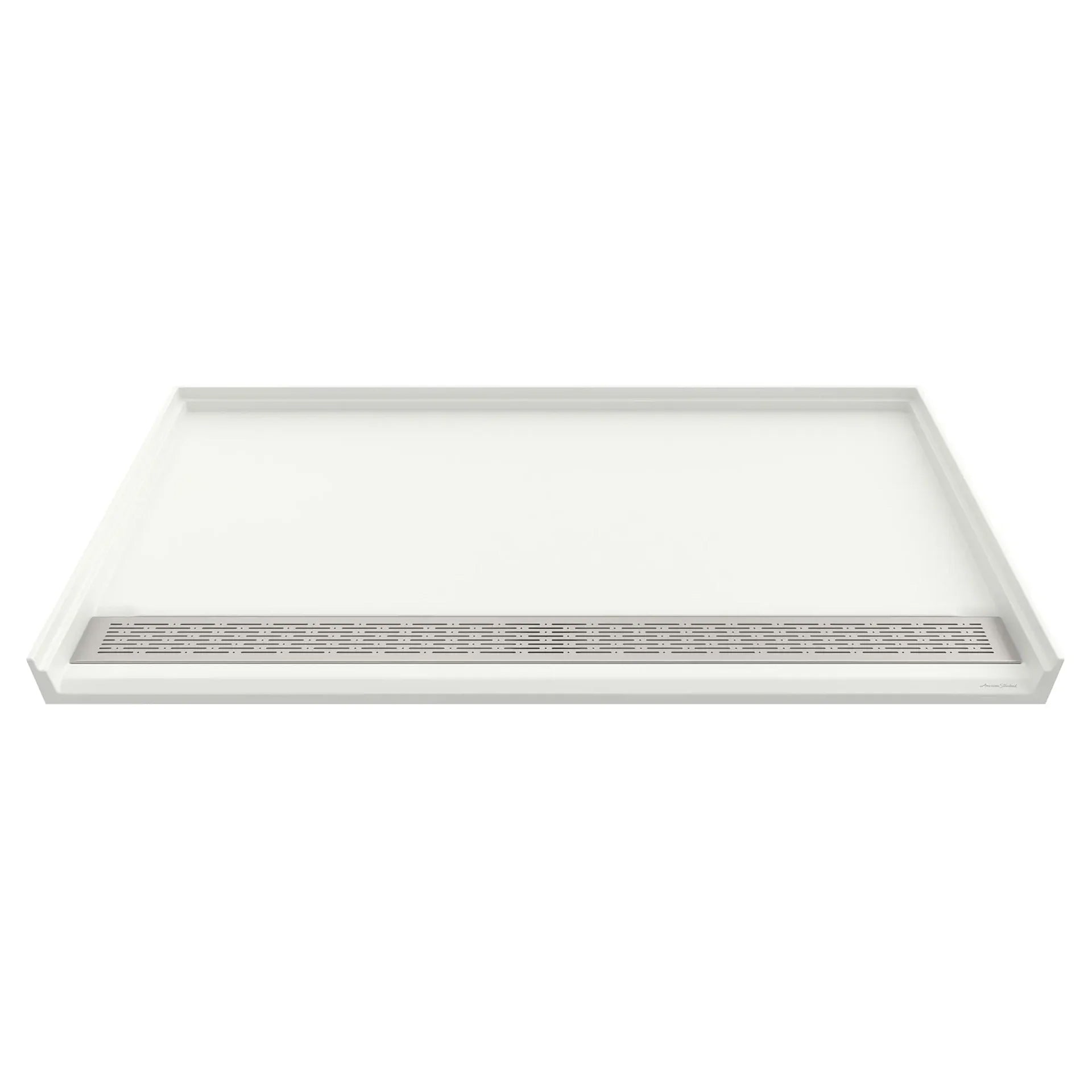 64 x 34-Inch Single Threshold ADA Shower Base With Linear Drain | Alternative Image 01 | size:64 x 34