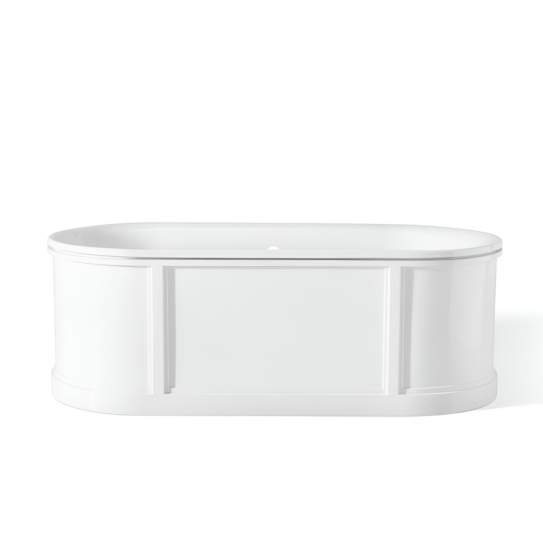 70-Inch White Cast Iron Double Ended Bathtub | DXV | Alternative Image 04