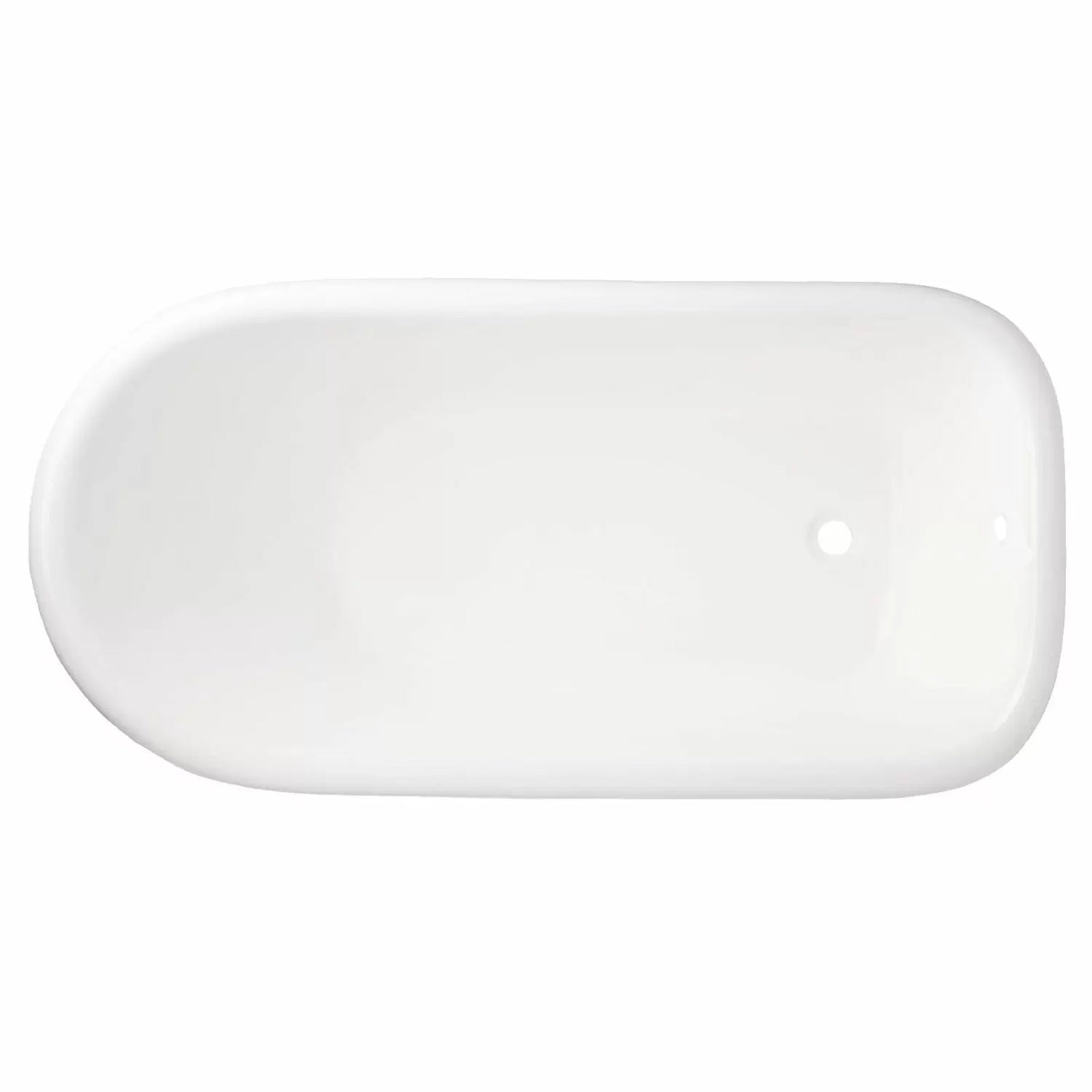 67-Inch White Cast Iron Roll Top Skirted Tub | DXV | Alternative Image 05