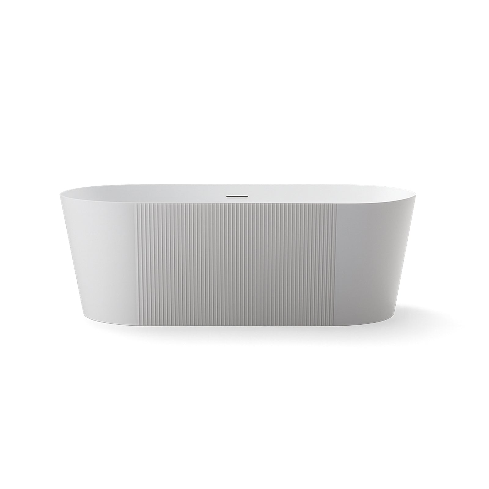 Elowen 67-Inch Acrylic Partial Fluted Soaking Bathtub – MAIDSTONE