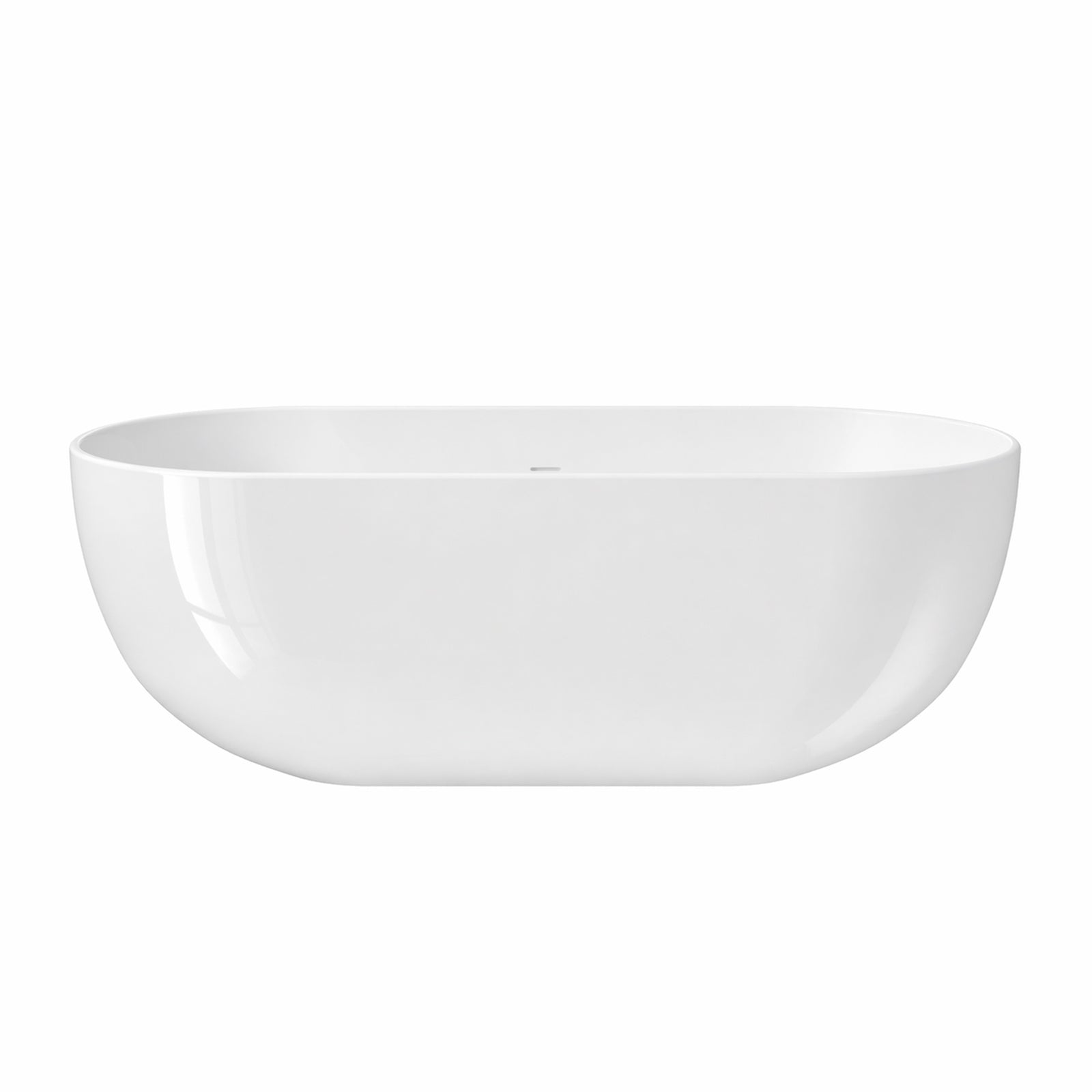Cannes 65 Inch Resin Double Ended Tub - Gloss White | Alternative Image 03 | finish:Gloss White