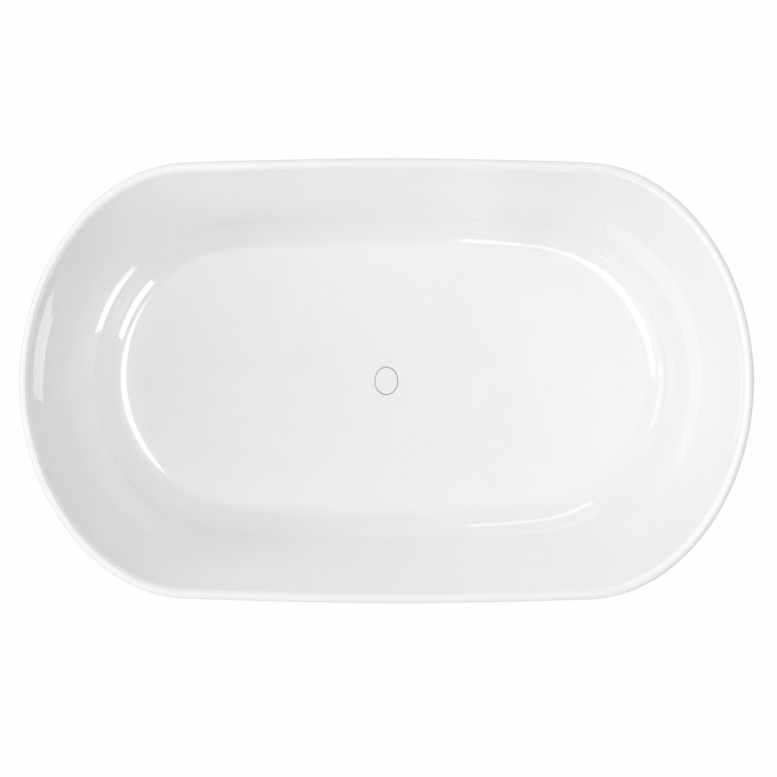 Cannes 65 Inch Resin Double Ended Tub - Gloss White | Alternative Image 05 | finish:Gloss White