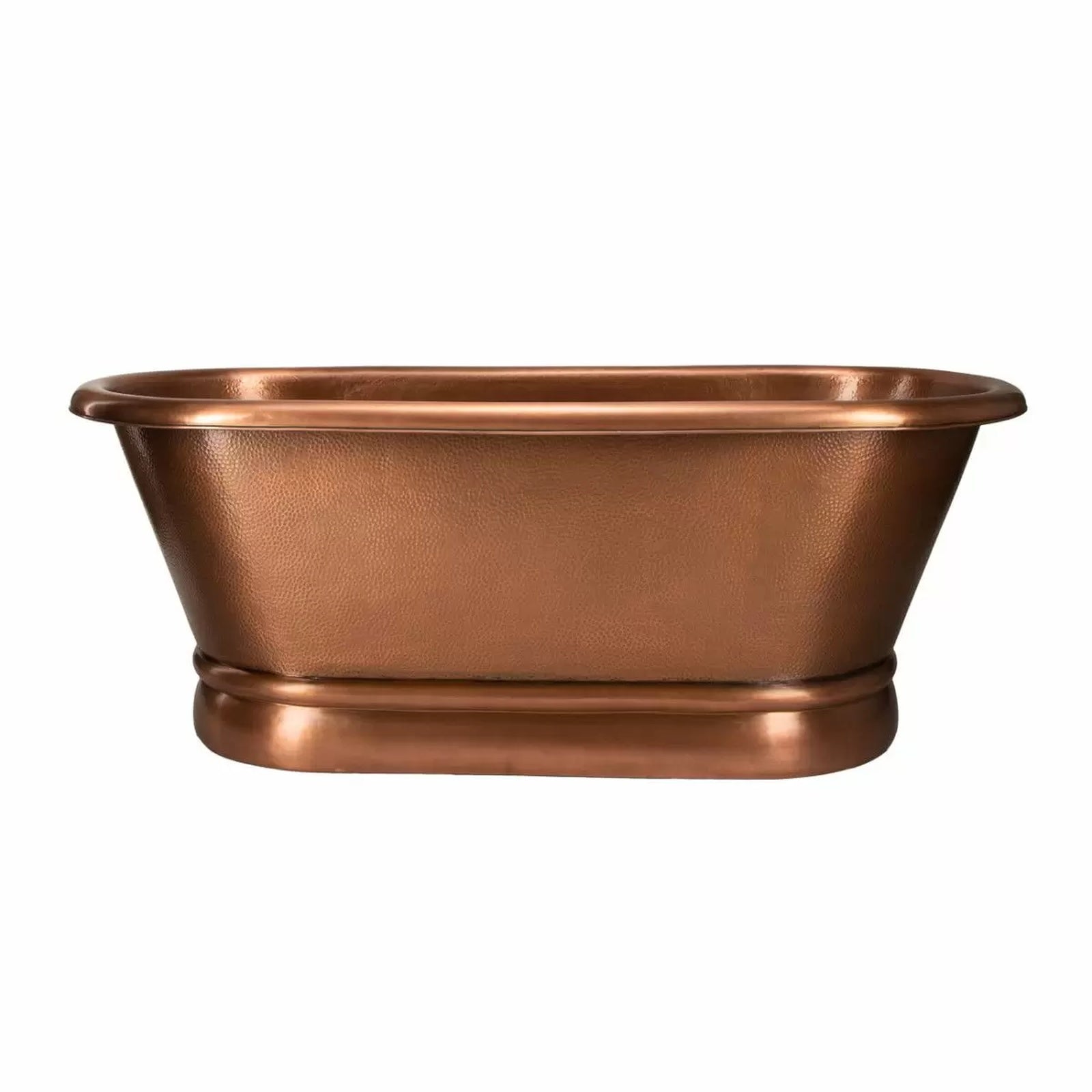 Cali 66 Inch Copper Freestanding Double Ended Bathtub - Medium Copper | Alternative Image 04 | length:66