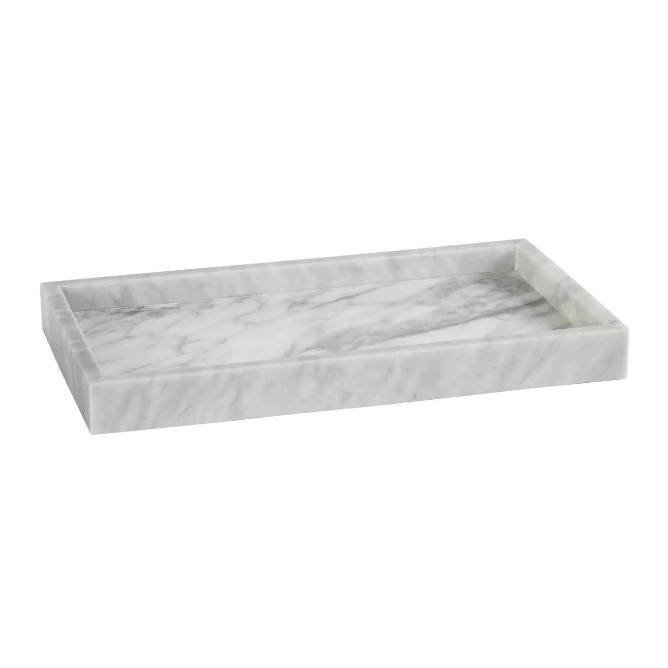 Marble Bathroom Tray | Alternative Image 01 | finish:Light Gray Marble