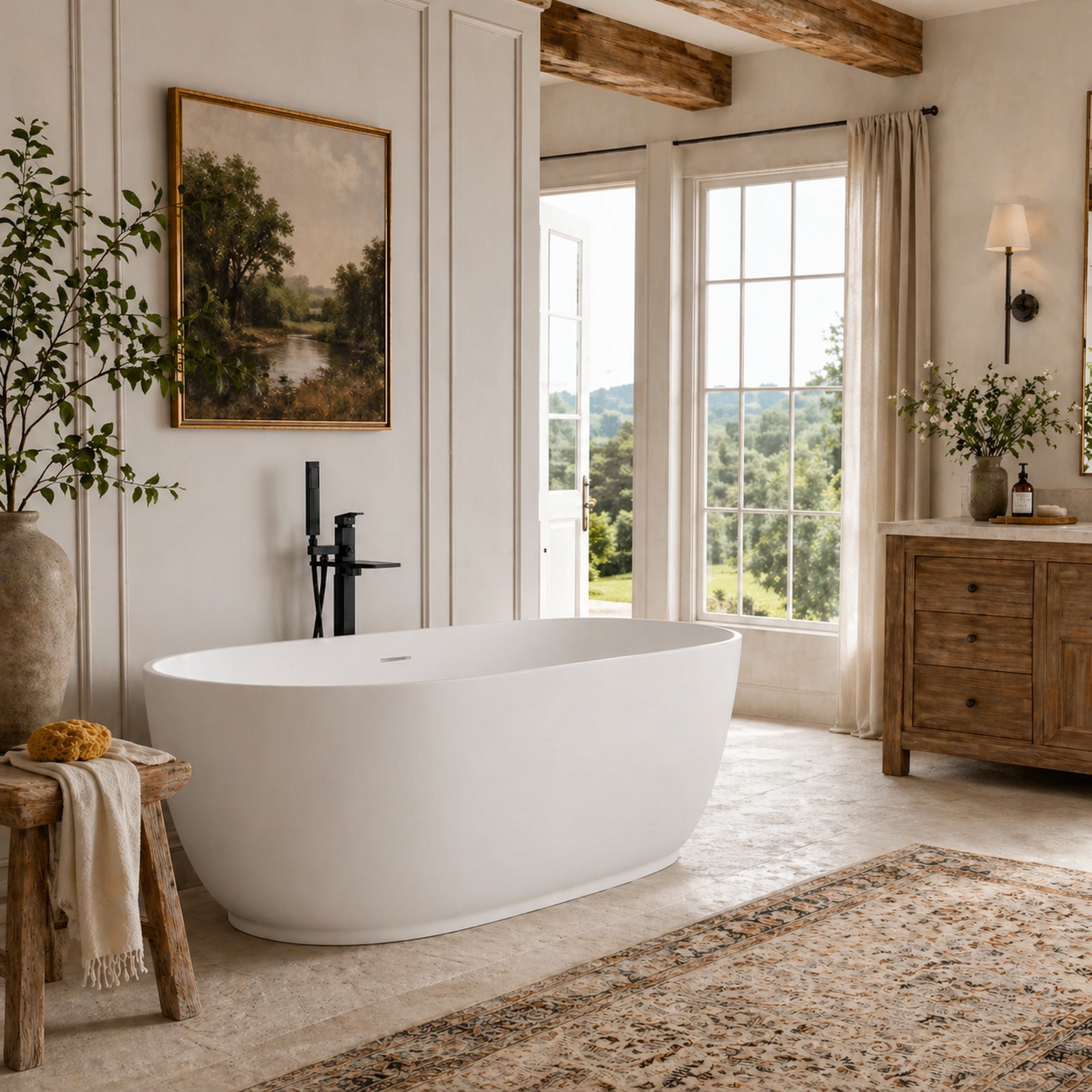 Persia Matte White Acrylic Tub | Maidstone Supply – MAIDSTONE | DXV