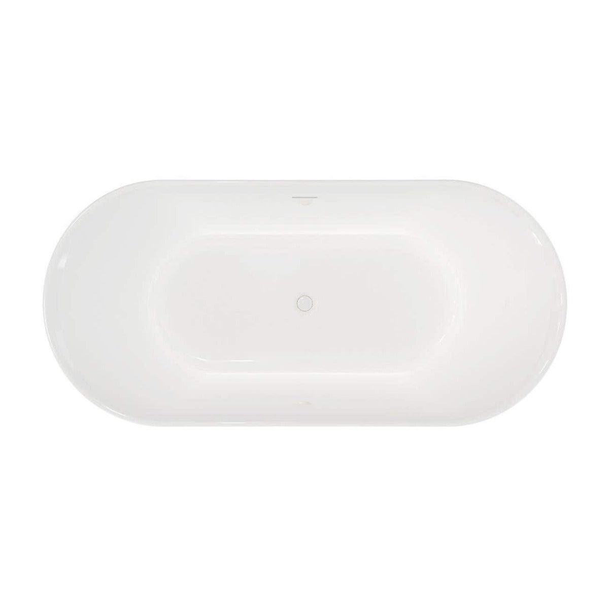 Arden Acrylic Contemporary Double Ended Tub | Alternative Image 04 | length:67 | drain finish:Brushed Nickel