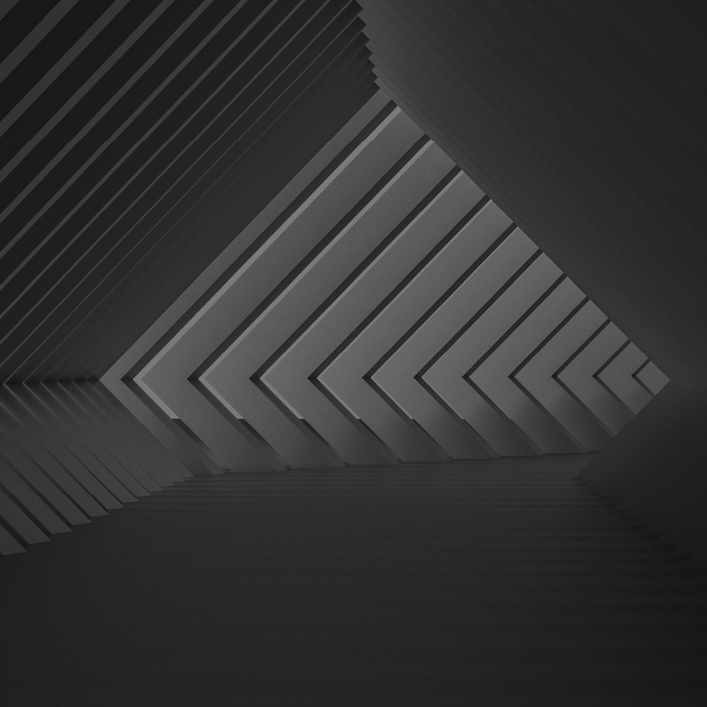 Abstract black and gray geometric design