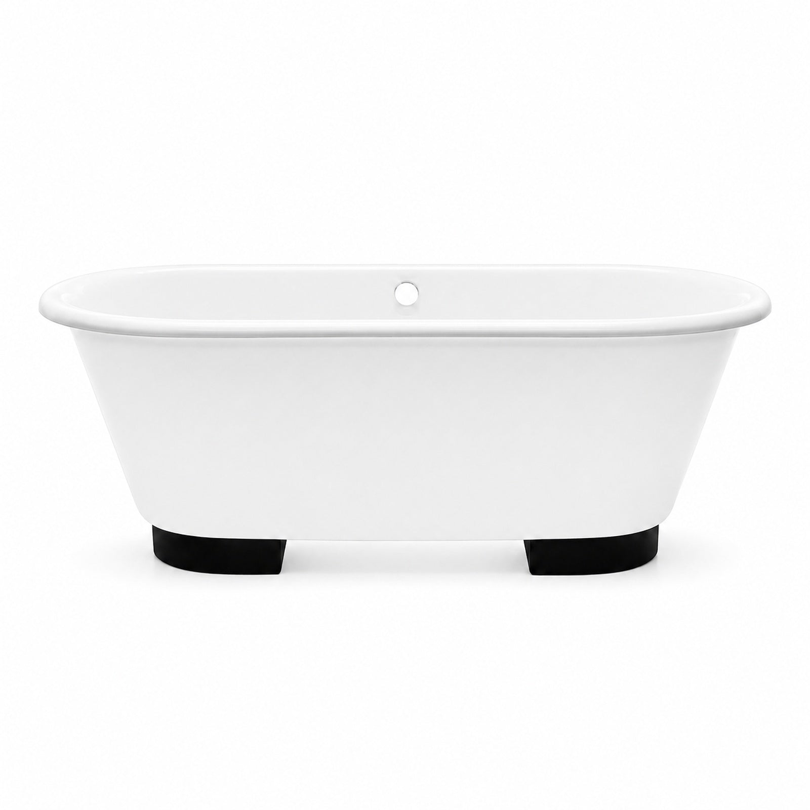 67-Inch Cast Iron Skirted Tub Matte Black Feet | DXV | Alternative Image 02 | foot finish:Matte Black