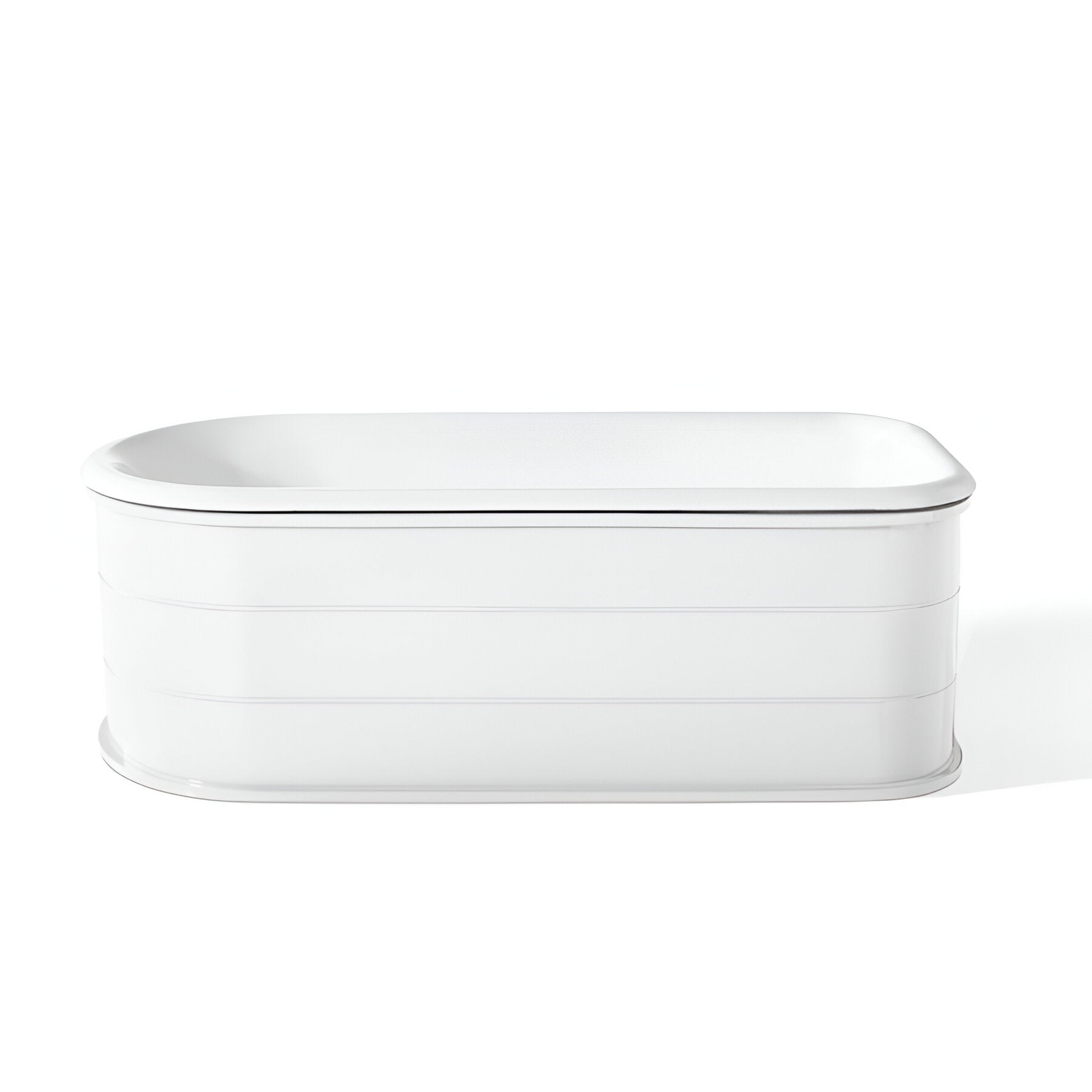 67-Inch White Cast Iron Roll Top Skirted Tub | DXV | Alternative Image 02