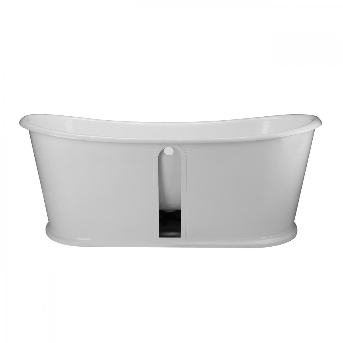 Rio 72 Inch Cast Iron Double Ended Skirted Tub - No Faucet Drillings | Alternative Image 05 | length:72