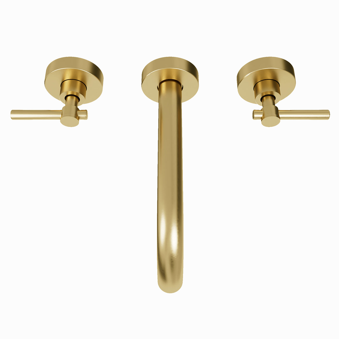 Wall-Mount Tub Faucet | Alternative Image 01 | finish:Brushed Brass