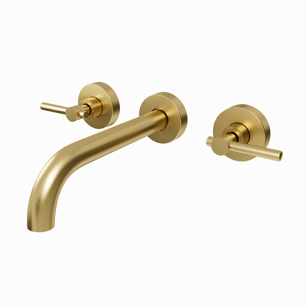 Wall-Mount Tub Faucet | Alternative Image 03 | finish:Brushed Brass