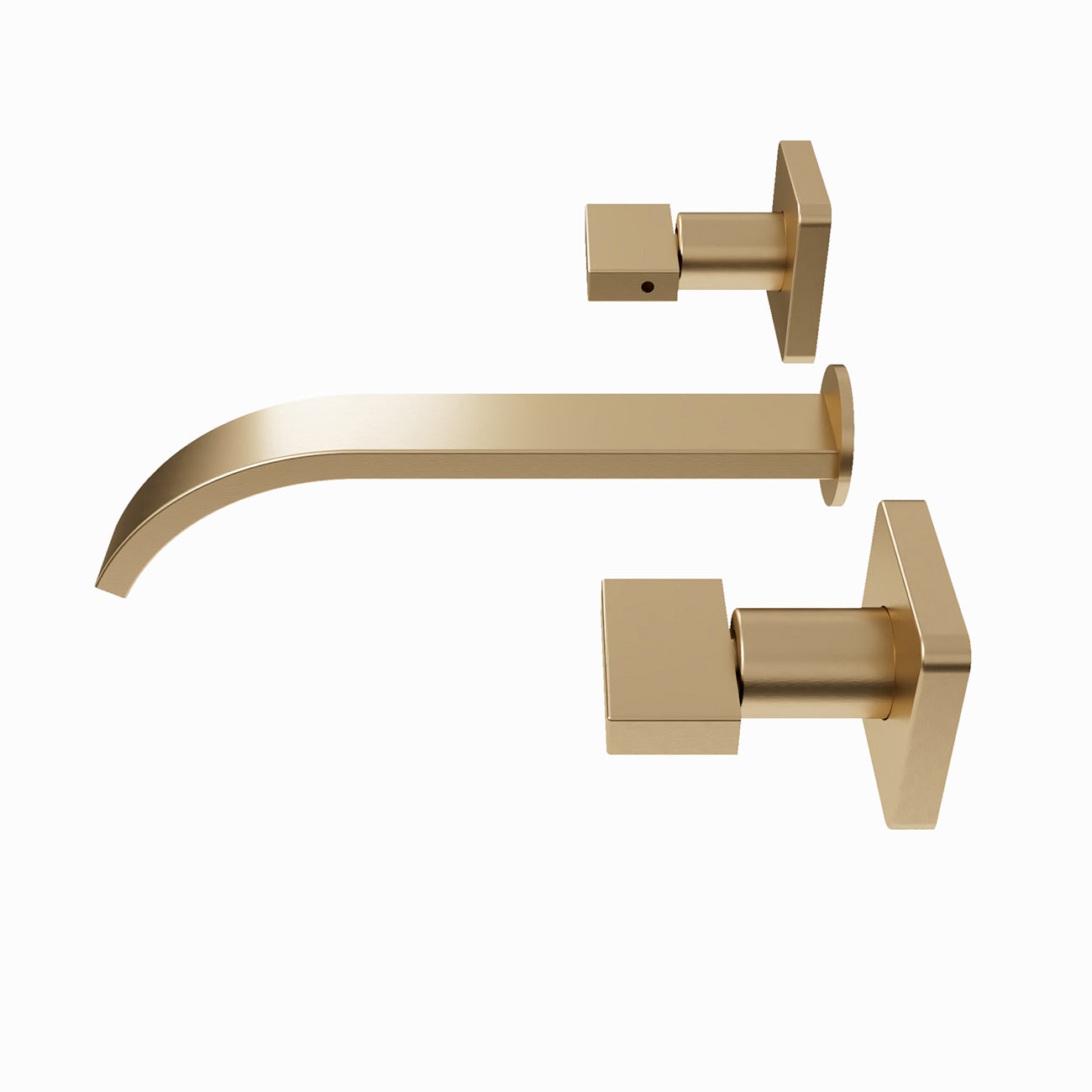 Wall-Mount Tub Faucet | Alternative Image 02 | finish:Brushed Brass