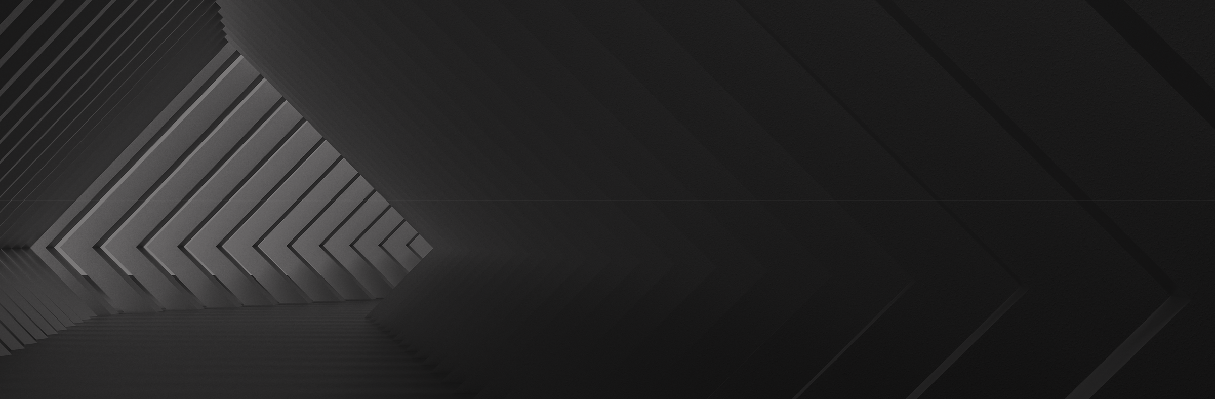 Dark, abstract geometric design with a sense of depth and texture.