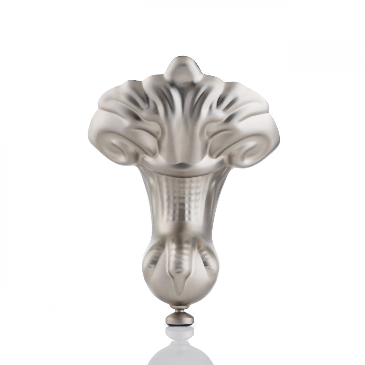 Imperial 62 Inch Cast Iron Slipper Clawfoot Tub - Flat Rim - Rim Faucet Drillings | Alternative Image 13 | foot finish:Brass