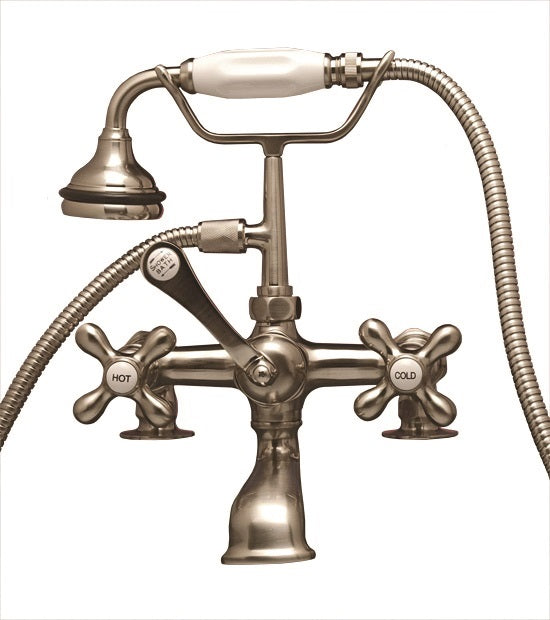 Rim Mount English Telephone Faucet - Classic Spout | Alternative Image 01 | finish:Chrome