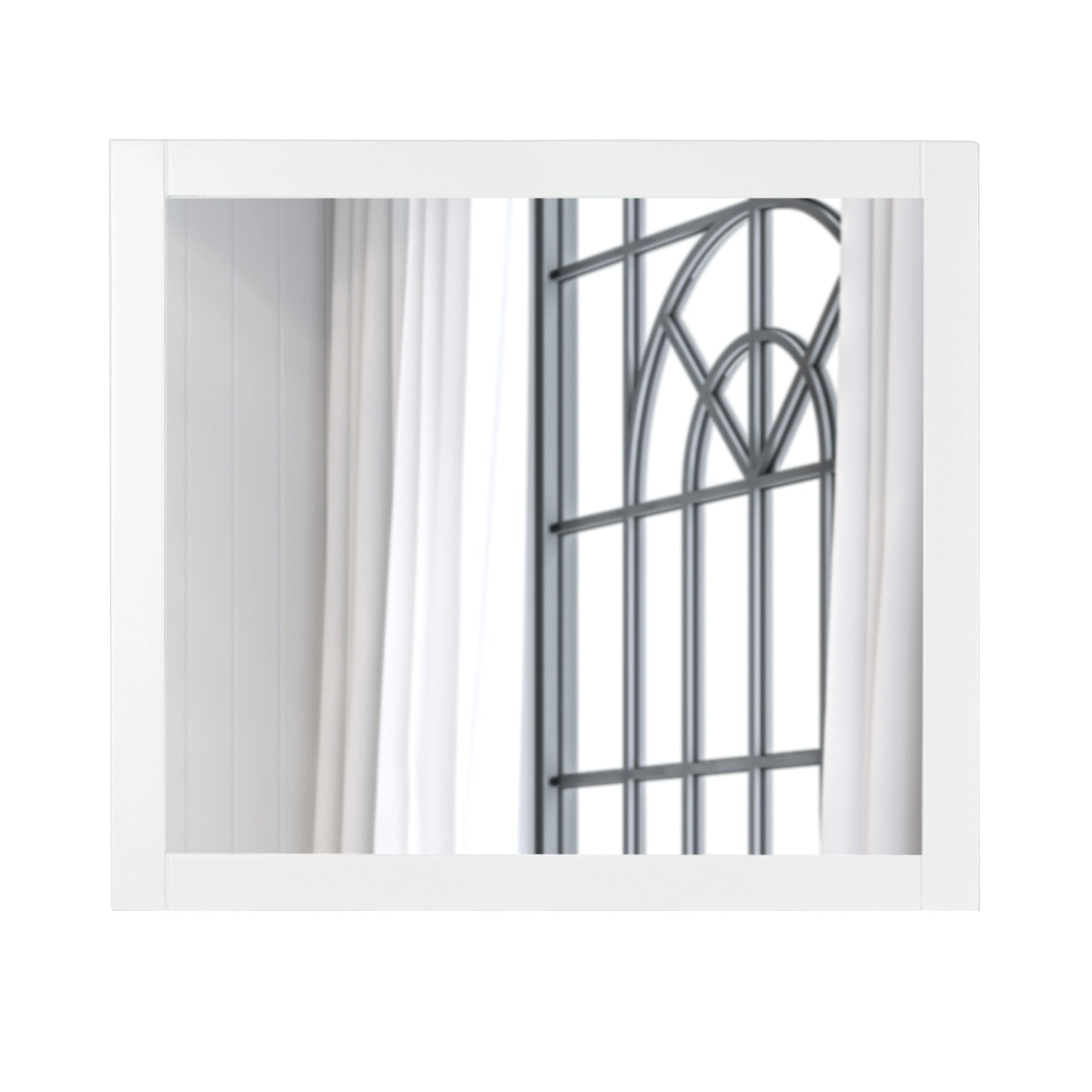 36 Inch Wood Mirror | Alternative Image 01 | finish:White