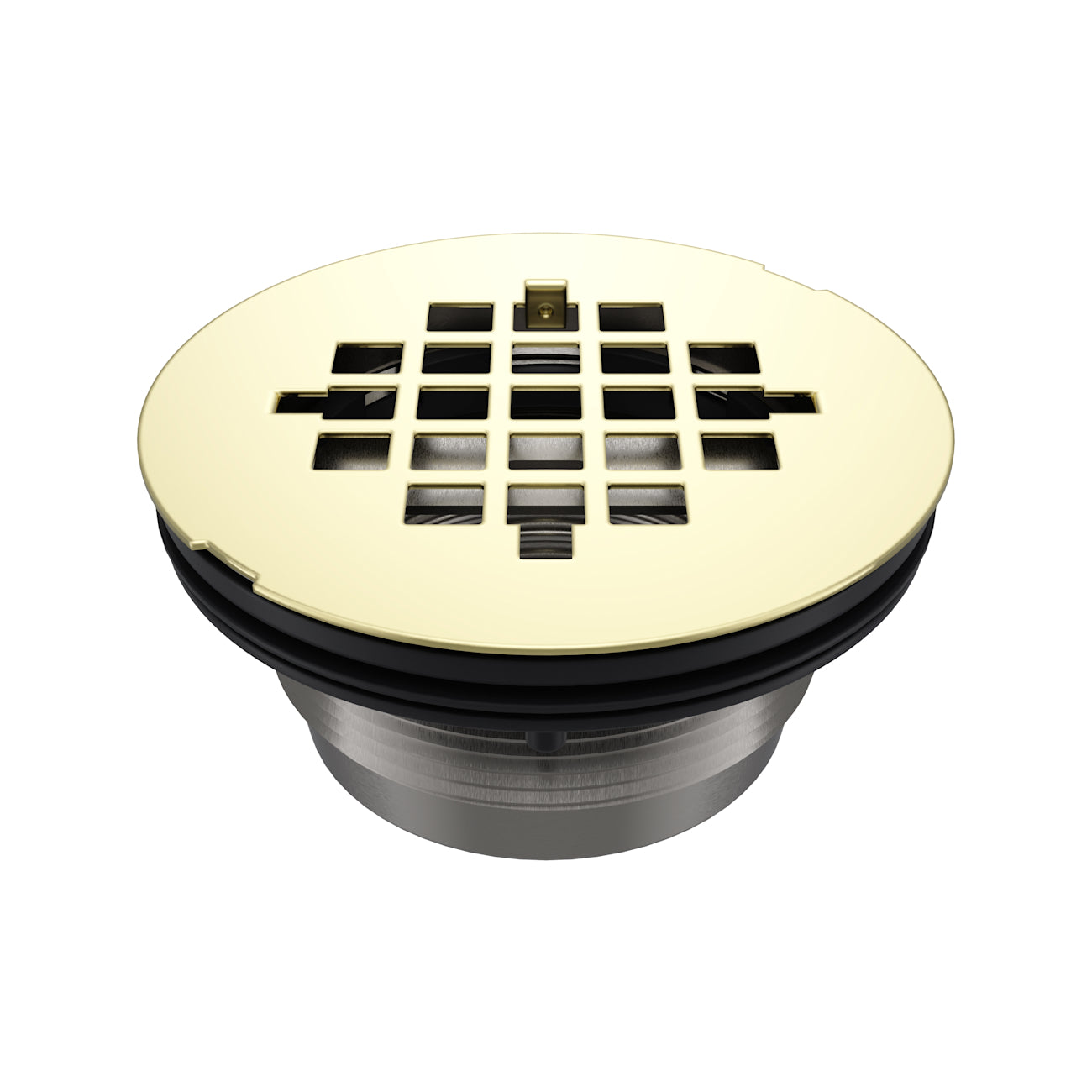 Round Shower Base Drain | Alternative Image 06 | finish:Chrome