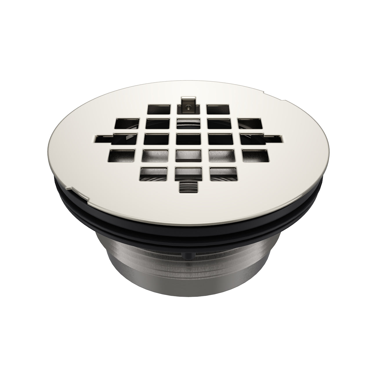 Round Shower Base Drain | Alternative Image 07 | finish:Chrome
