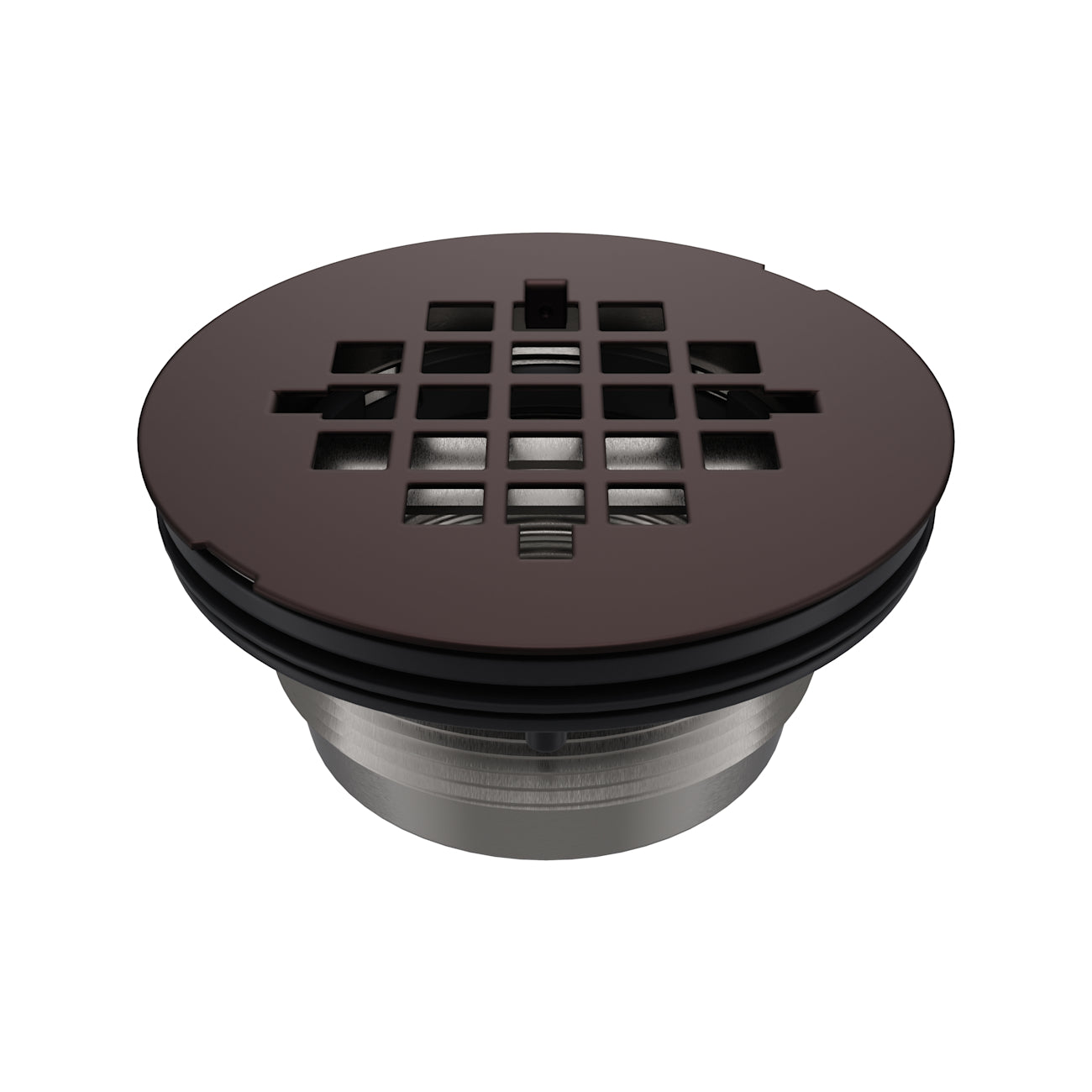 Round Shower Base Drain | Alternative Image 01 | finish:Oil Rubbed Bronze