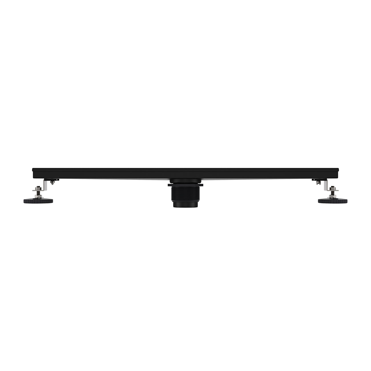 24 Inch Grated Linear Shower Drain | Alternative Image 02 | finish:Matte Black