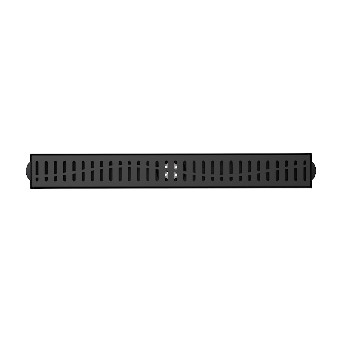 24 Inch Grated Linear Shower Drain | Alternative Image 03 | finish:Matte Black
