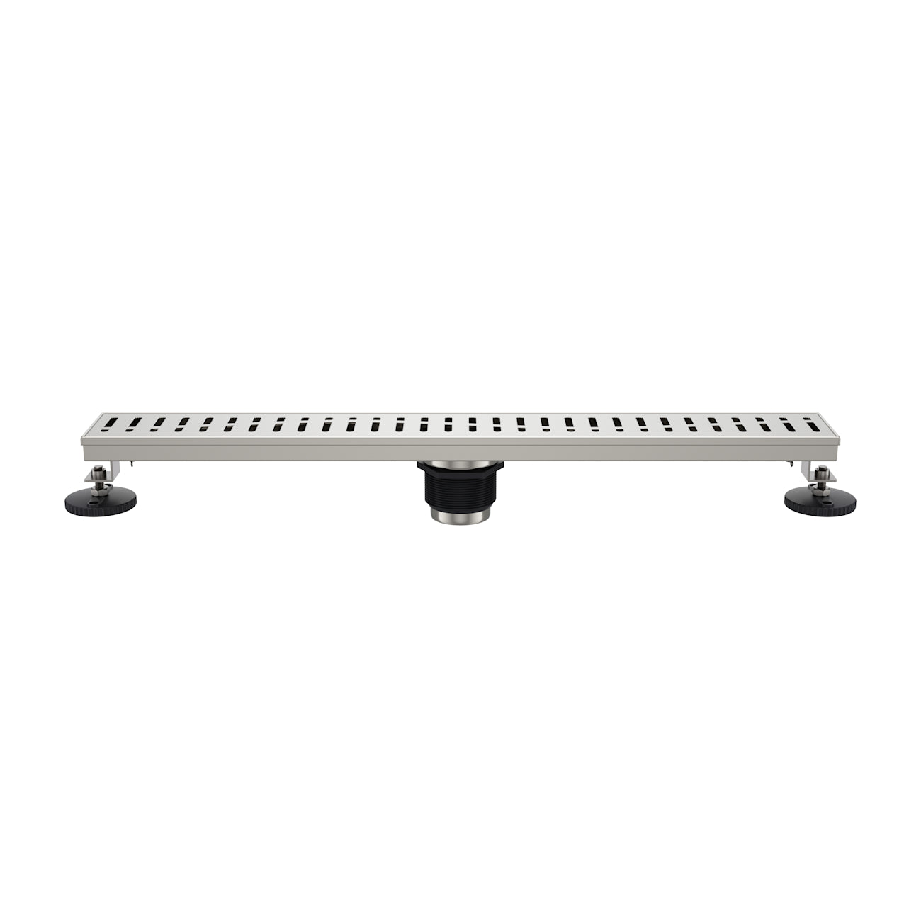 24 Inch Grated Linear Shower Drain | Alternative Image 01 | finish:Stainless Steel