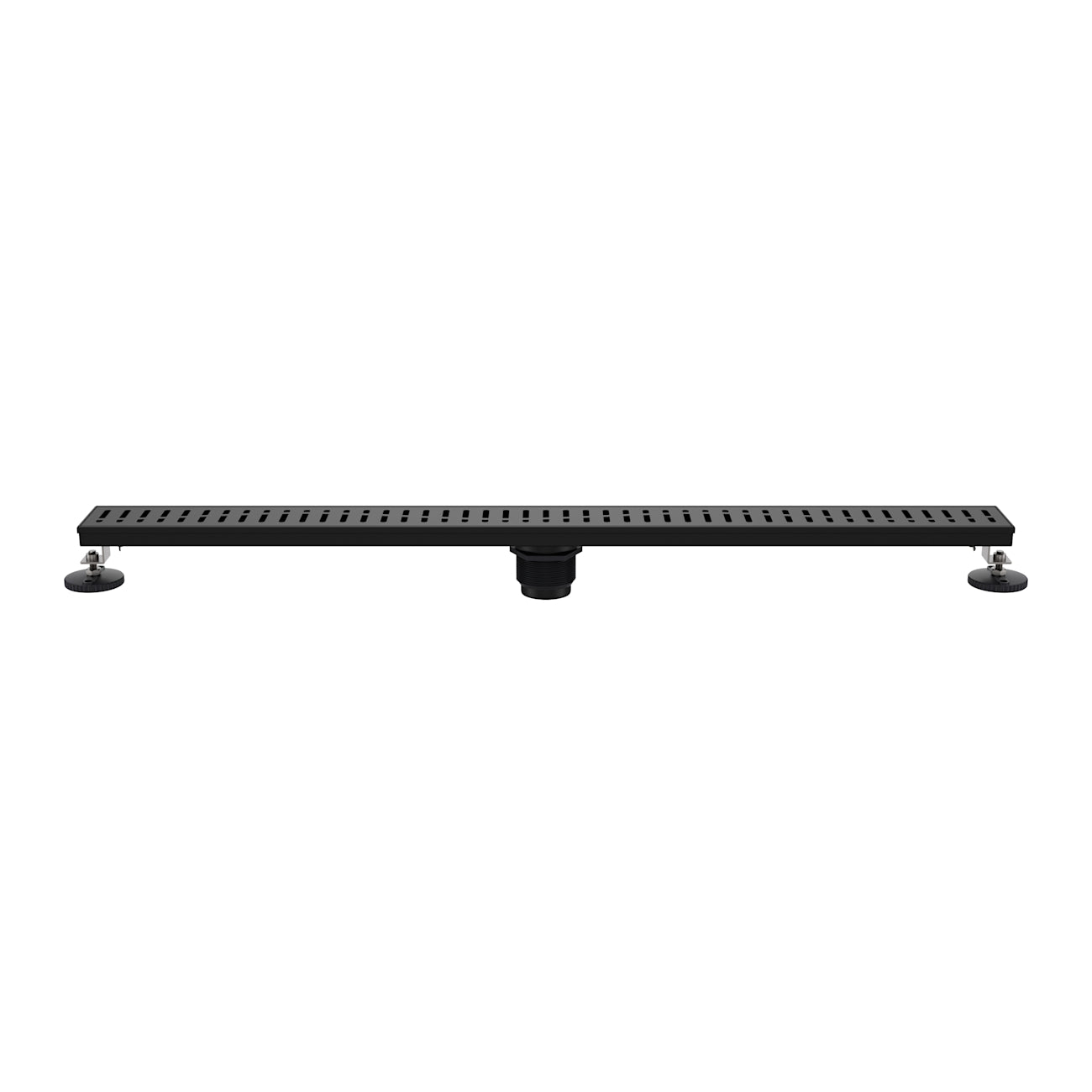 36 Inch Grated Linear Shower Drain | Alternative Image 01 | finish:Matte Black