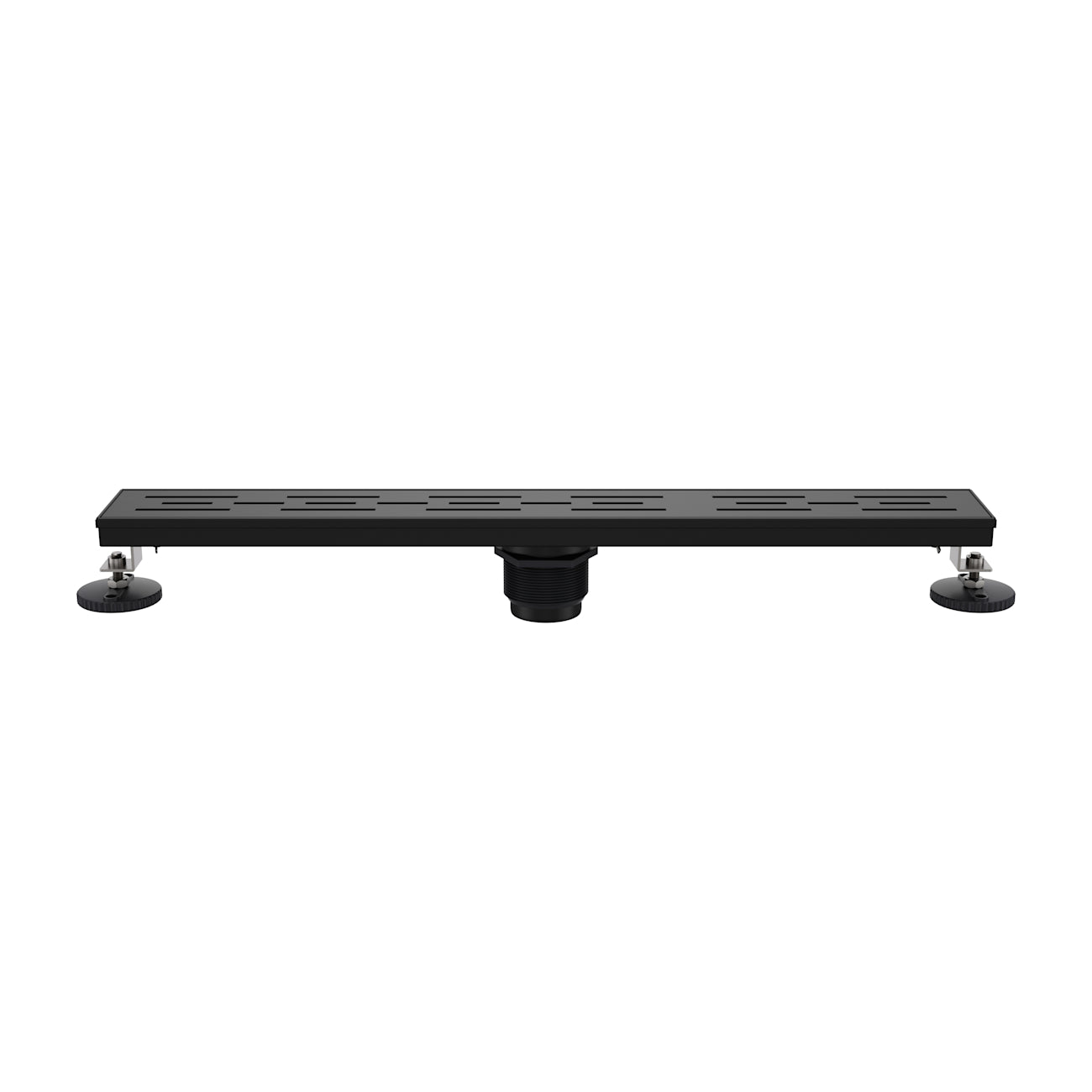 24 Inch Brickwork Linear Shower Drain | Alternative Image 01 | finish:Matte Black