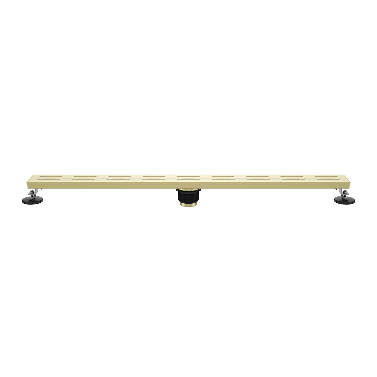 36 Inch Brickwork Linear Shower Drain | Alternative Image 01 | finish:Brushed Brass
