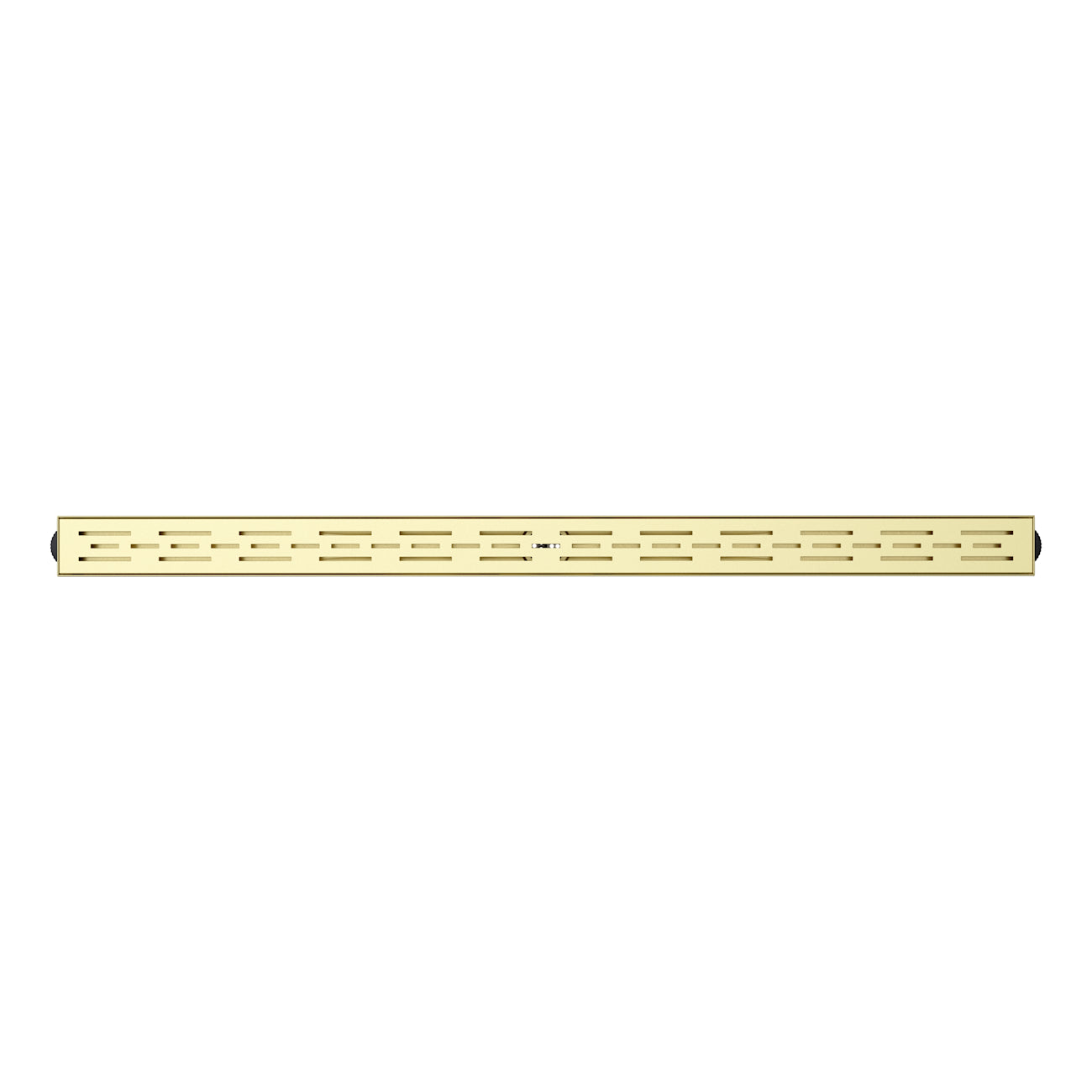48 Inch Brickwork Linear Shower Drain | Alternative Image 03 | finish:Brushed Brass
