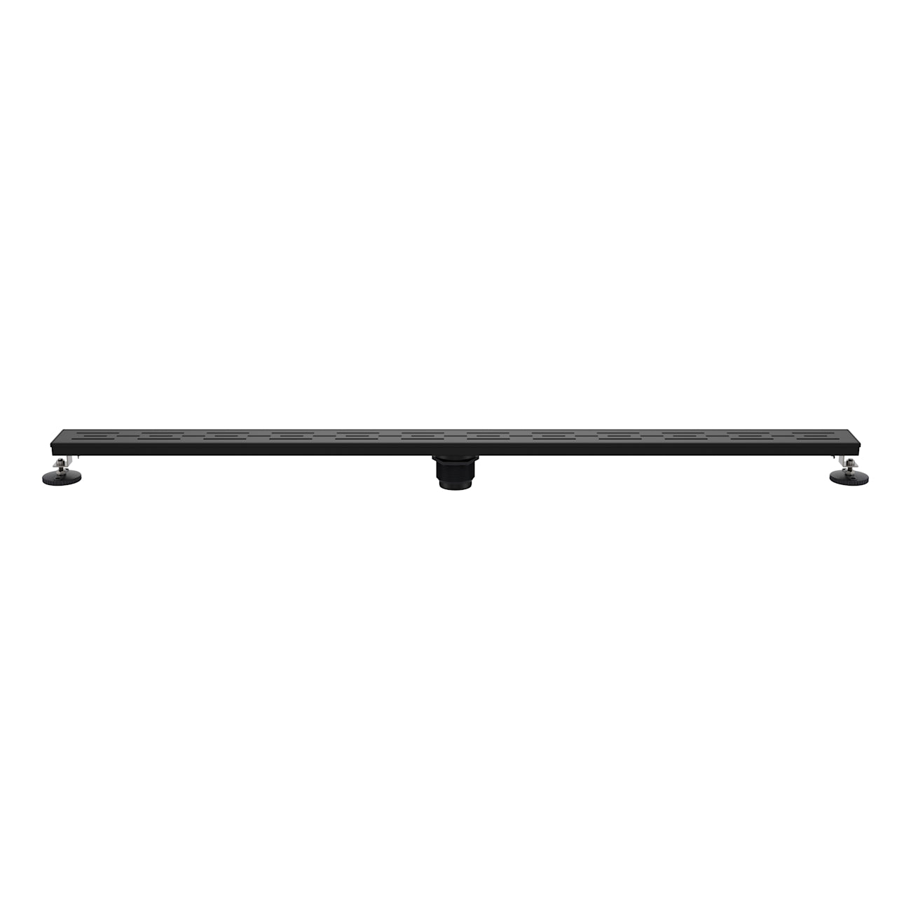 48 Inch Brickwork Linear Shower Drain | Alternative Image 01 | finish:Matte Black