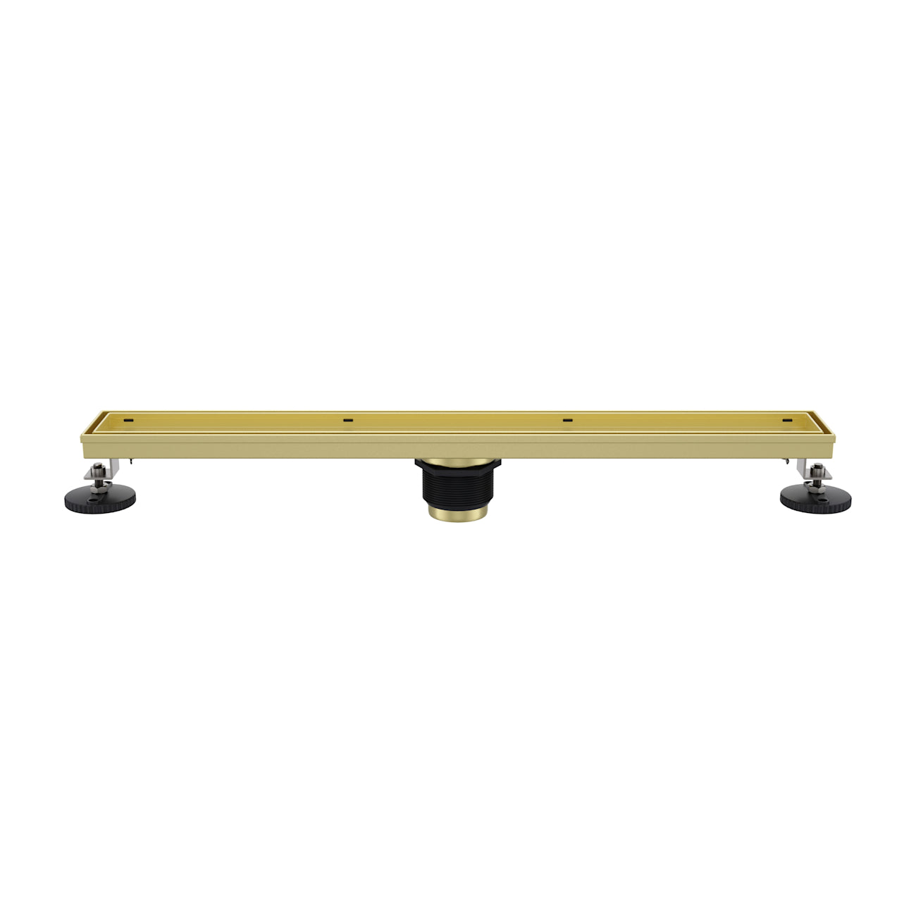 24 Inch Linear Tile Insert Shower Drain | Alternative Image 01 | finish:Brushed Brass