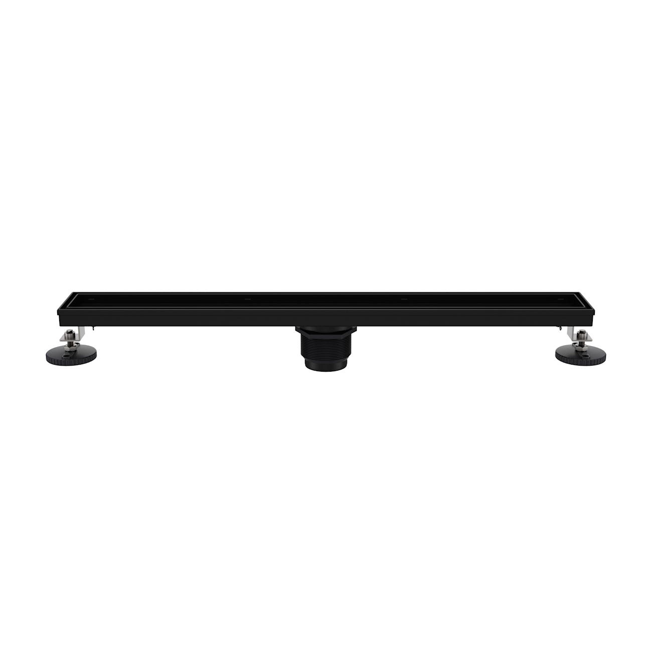 24 Inch Linear Tile Insert Shower Drain | Alternative Image 01 | finish:Matte Black