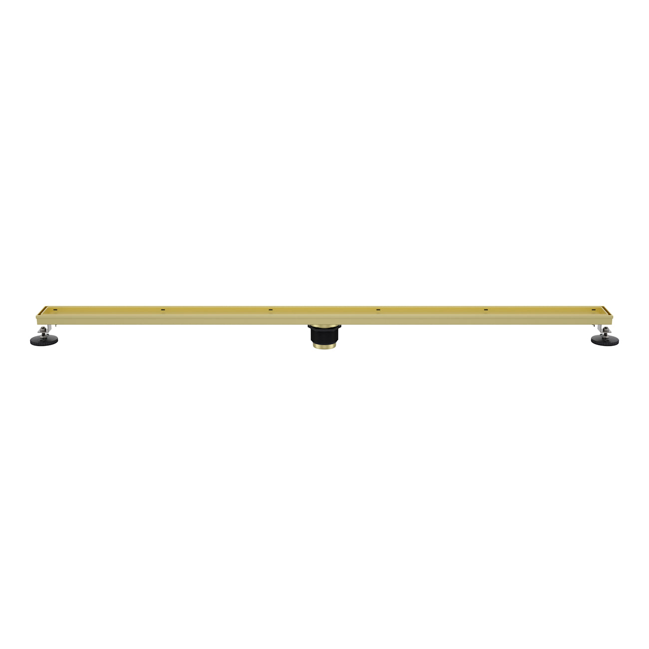 48 Inch Linear Tile Insert Shower Drain | Alternative Image 01 | finish:Brushed Brass