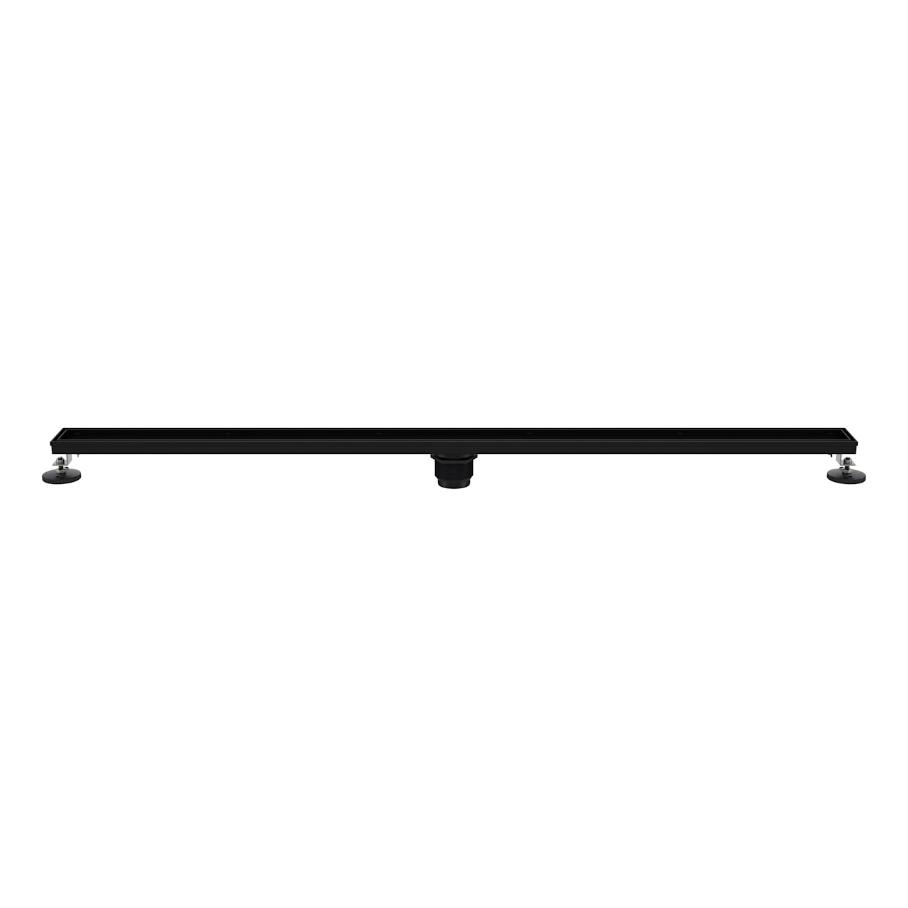 48 Inch Linear Tile Insert Shower Drain | Alternative Image 01 | finish:Matte Black