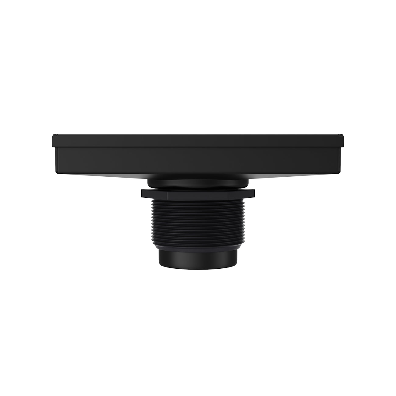 6 Inch Square Shower Drain | Alternative Image 02 | finish:Matte Black