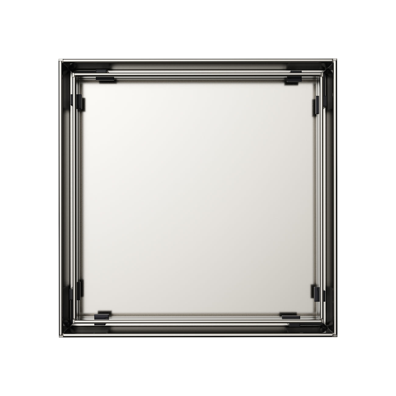 6 Inch Square Tile Insert Shower Drain | Alternative Image 03 | finish:Stainless Steel