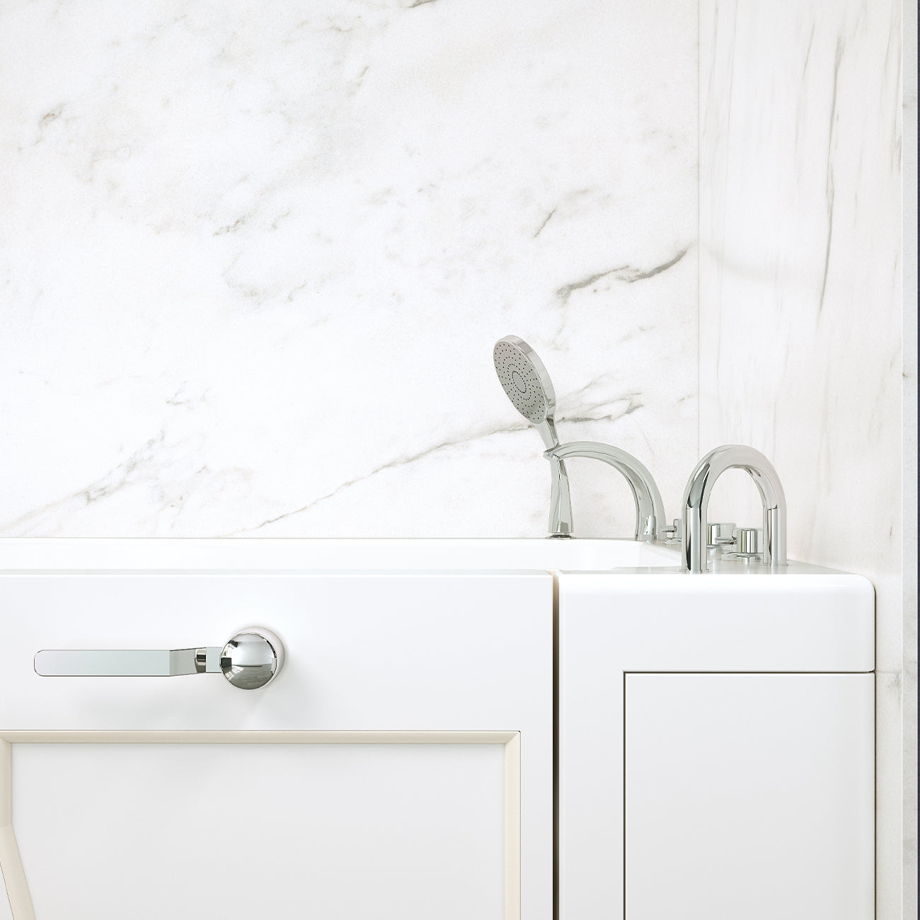 59 Inch Kennedy Acrylic Walk-In Tub - Right Door | Alternative Image 04 | drain location:Right