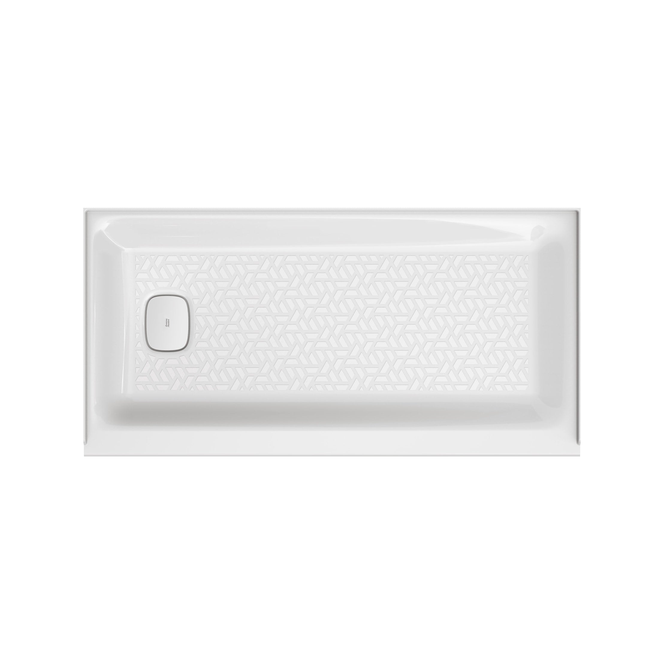 60 x 30-Inch Single Threshold Shower Base with Left-Hand Drain | Alternative Image 02 | drain location:Left