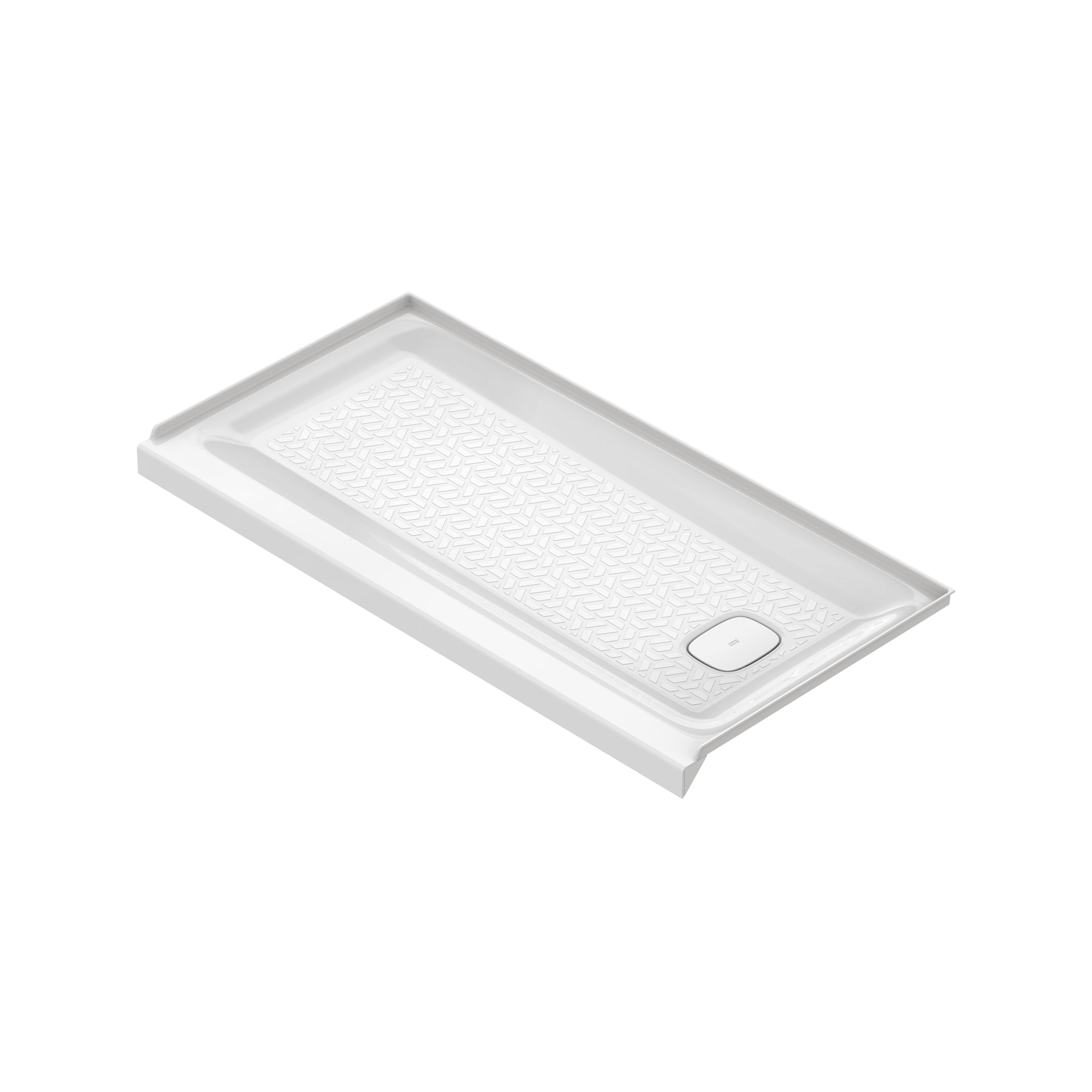 60 x 30-Inch Single Threshold Shower Base with Right-Hand Drain | Alternative Image 01 | drain location:Right