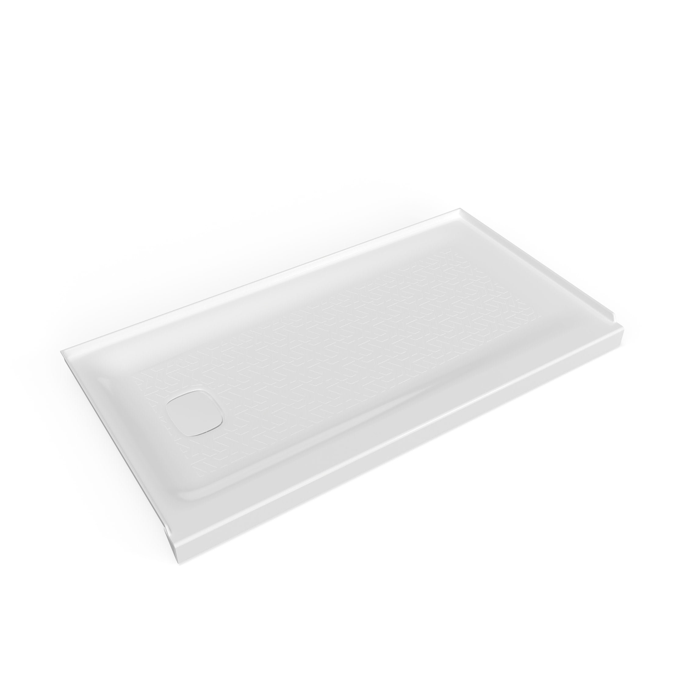 60 x 32-Inch Single Threshold Shower Base with Left-Hand Drain | Alternative Image 01 | drain location:Left