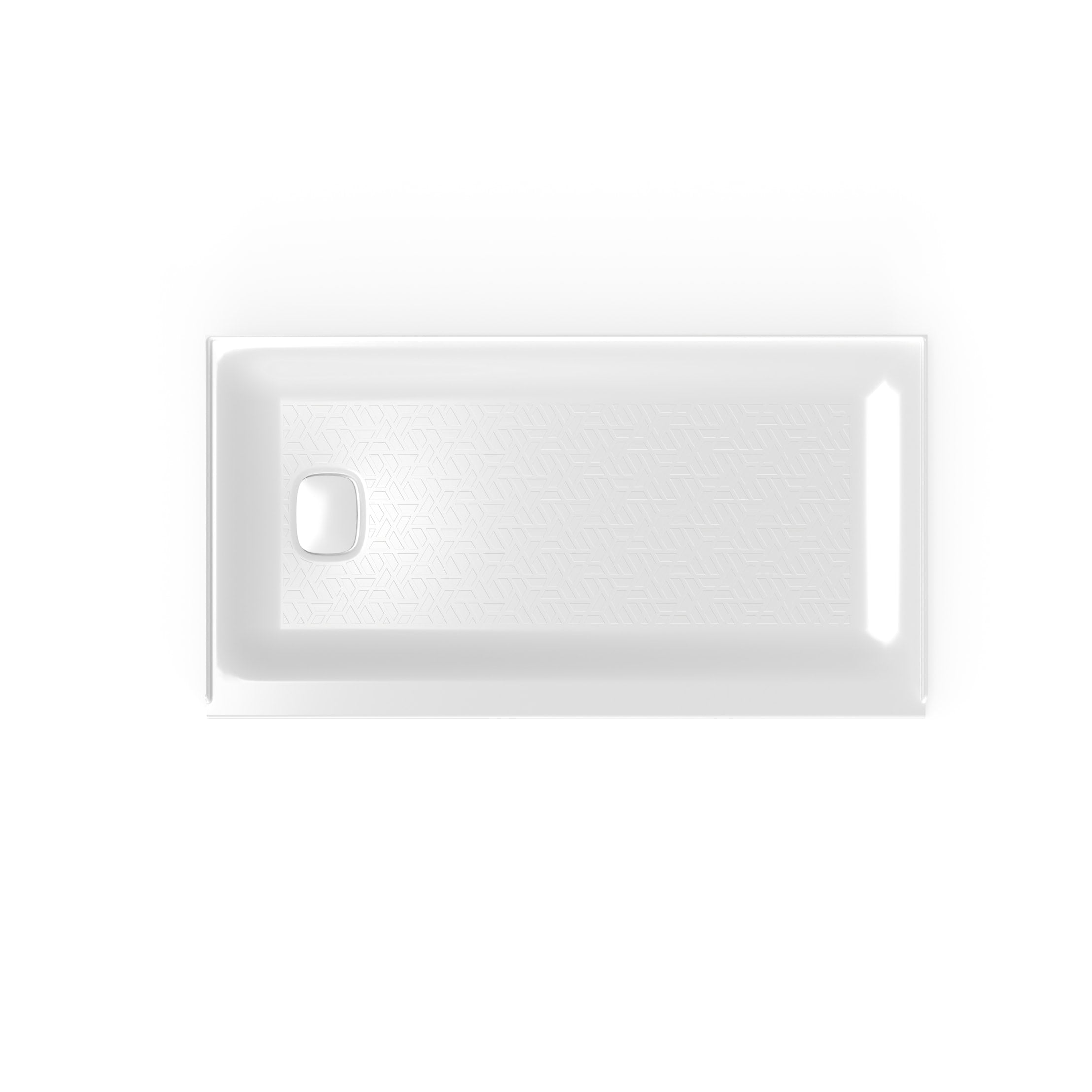 60 x 32-Inch Single Threshold Shower Base with Left-Hand Drain | Alternative Image 02 | drain location:Left