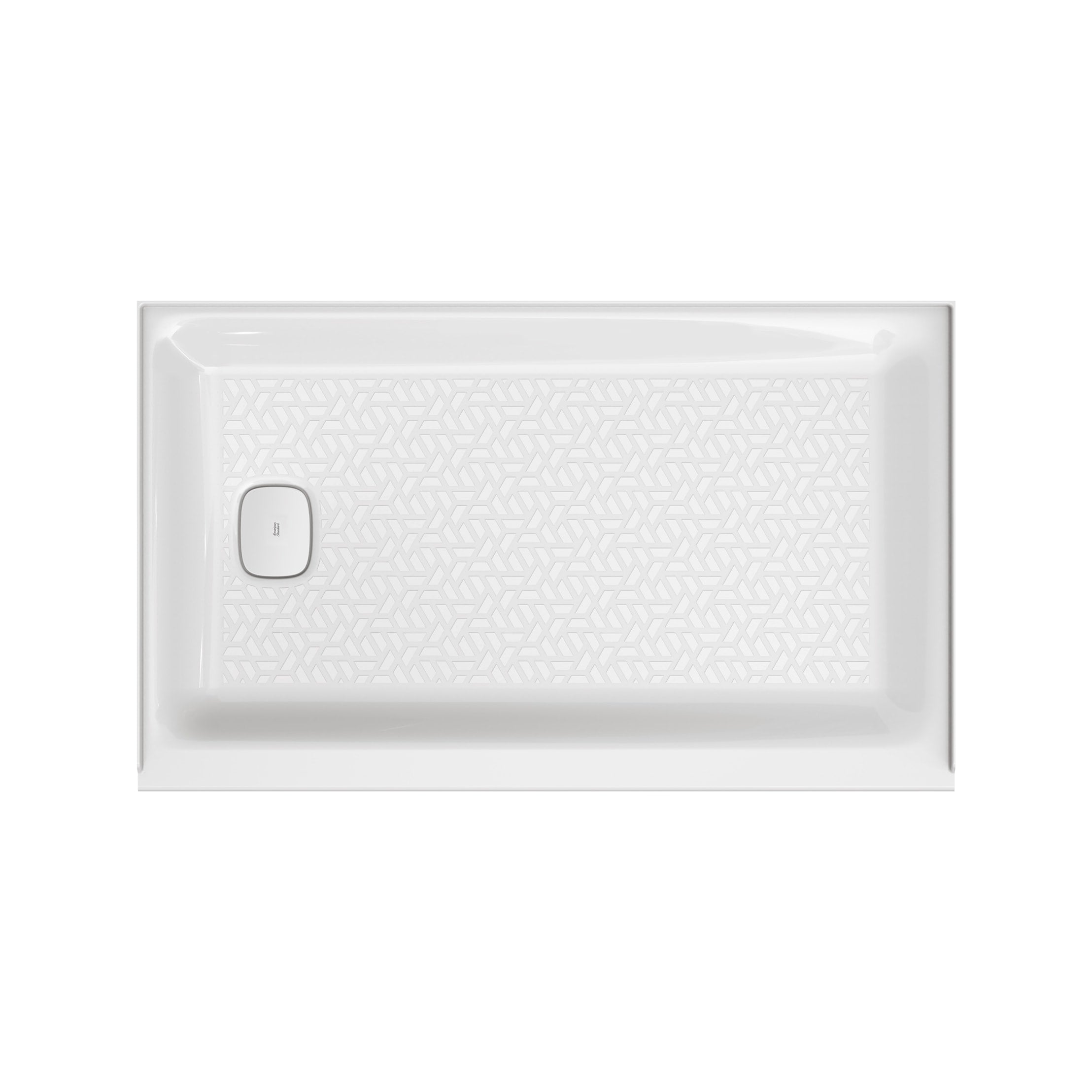 60 x 36-Inch Single Threshold Shower Base with Left-Hand Drain | Alternative Image 01 | drain location:Left