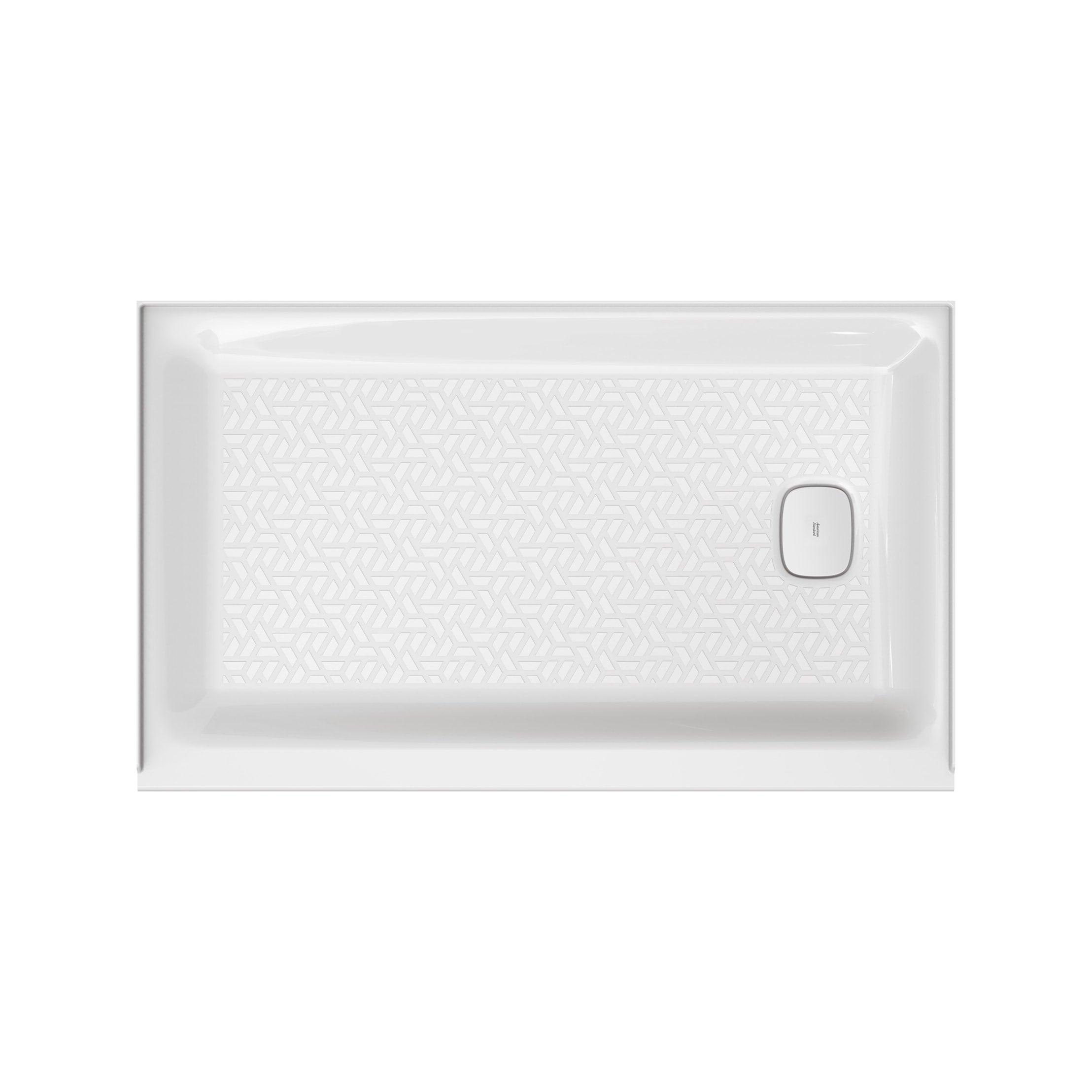 60 x 36-Inch Single Threshold Shower Base with Right Hand-Drain | Alternative Image 01 | drain location:Right