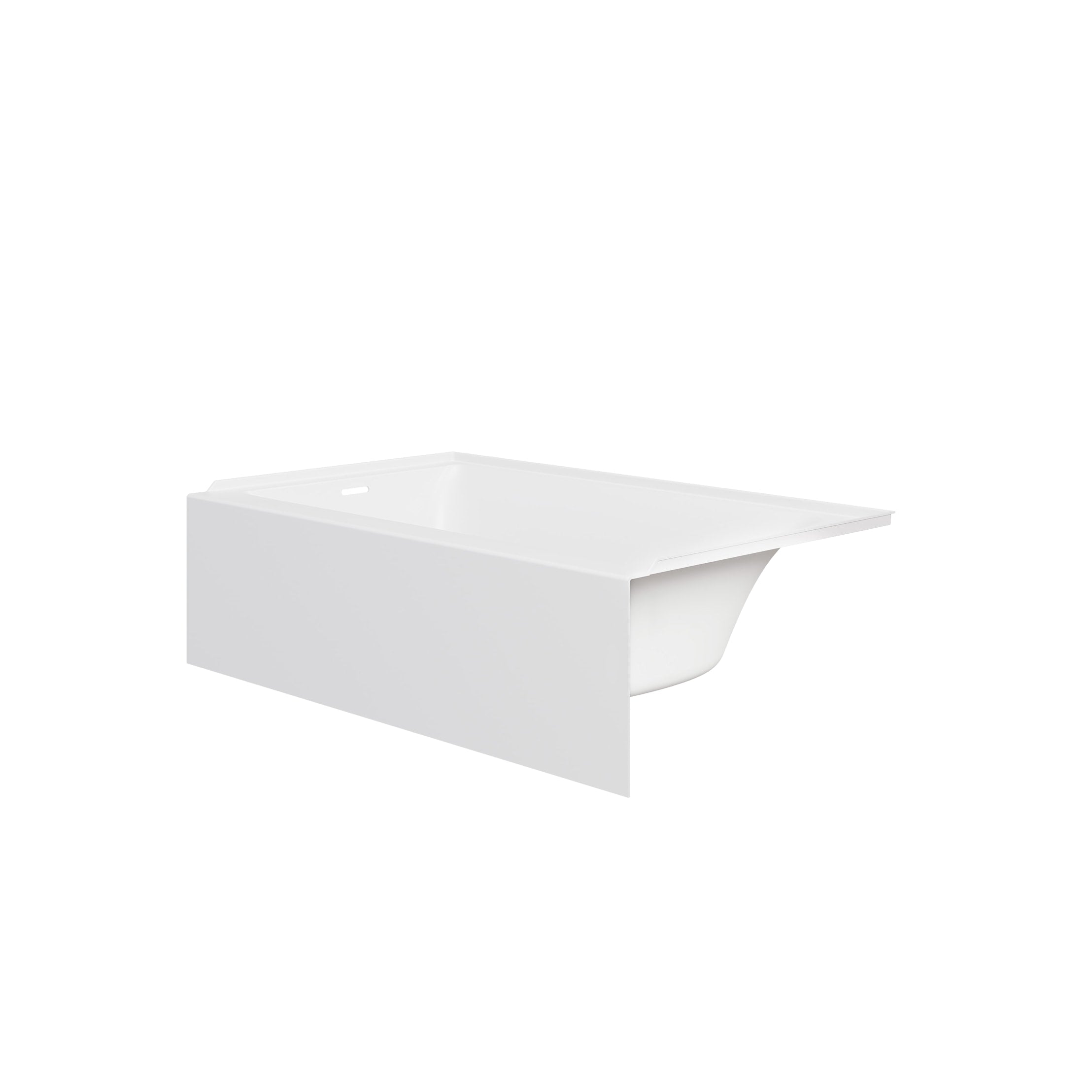 Kipton 60 x 30-Inch Integral Apron Bathtub With Left-Hand Drain | Alternative Image 03 | length:60 | drain location:Left