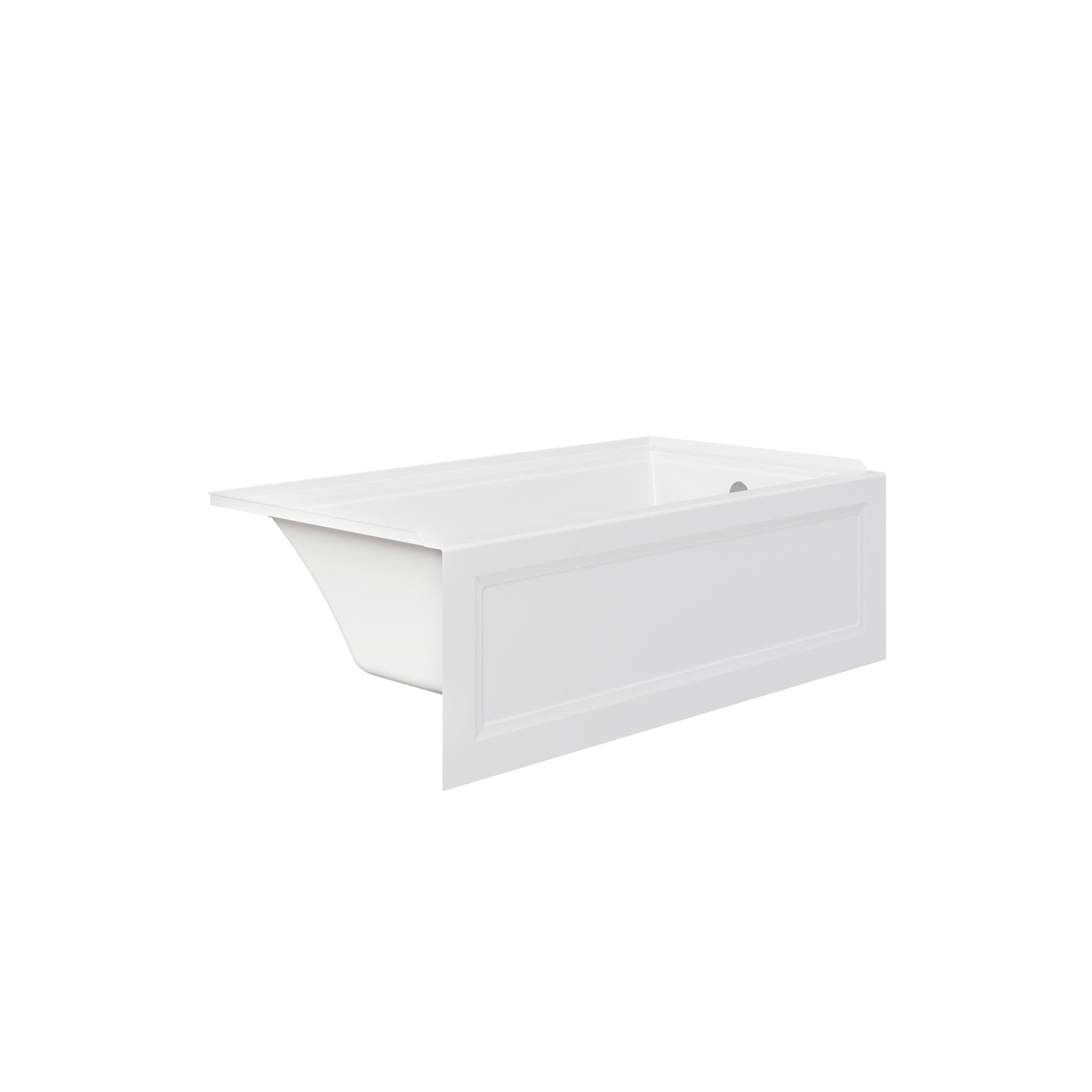 Romy 60 x 30-Inch Integral Apron Bathtub With Right-Hand Outlet | Alternative Image 03 | length:60 | drain location:Right