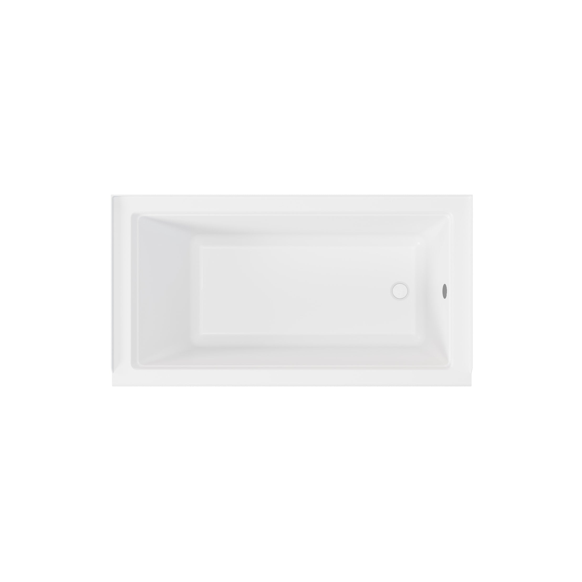 Romy 60 x 30-Inch Integral Apron Bathtub With Right-Hand Outlet | Alternative Image 04 | length:60 | drain location:Right